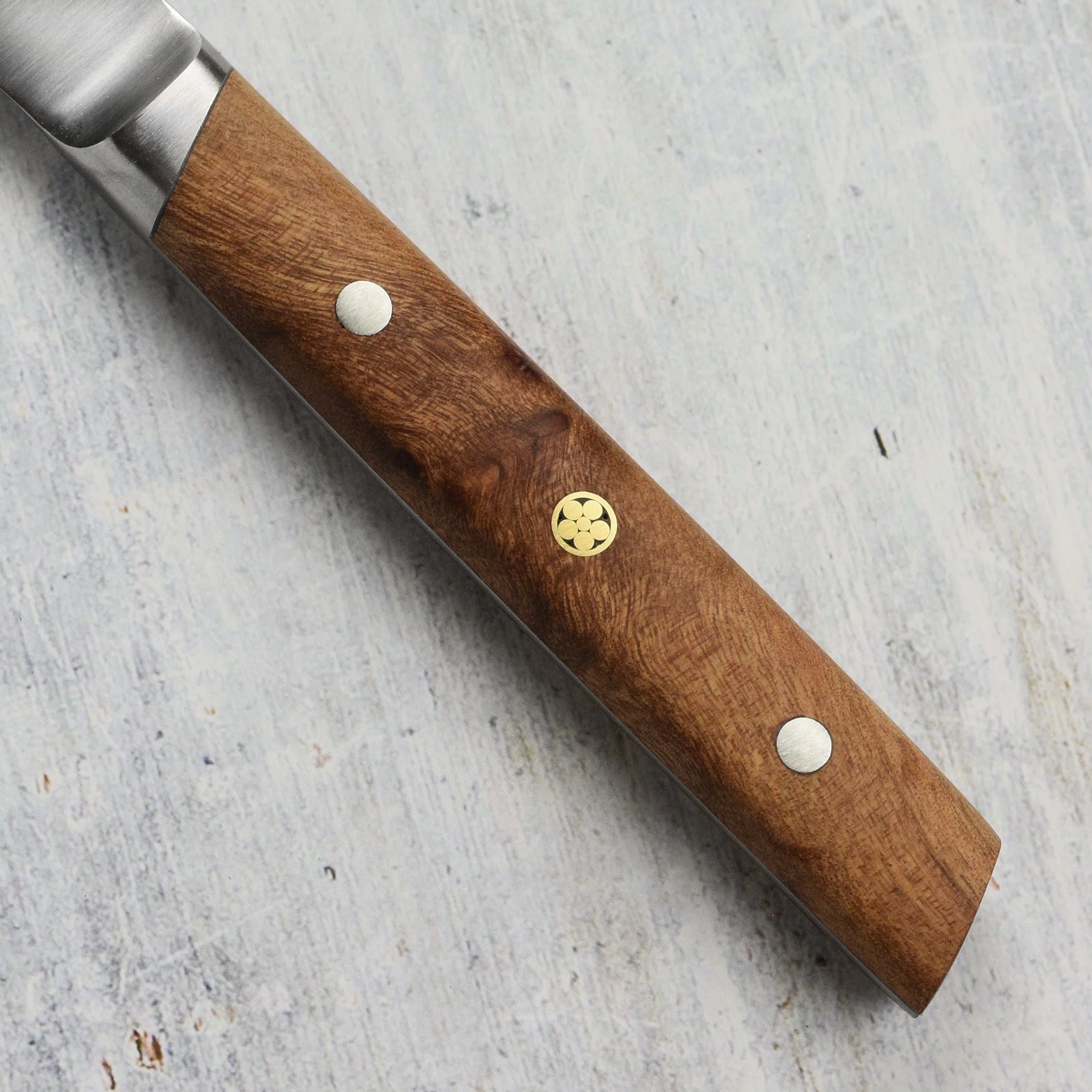 Enso Modern 4 Piece Steak Knife Set, Birchwood