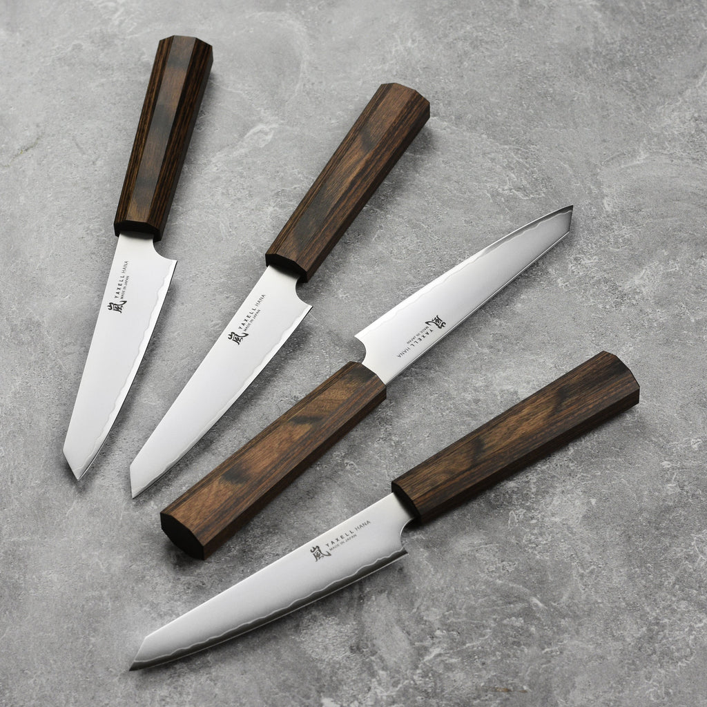 Yaxell Hana 4 Piece Steak Knife Set with Case