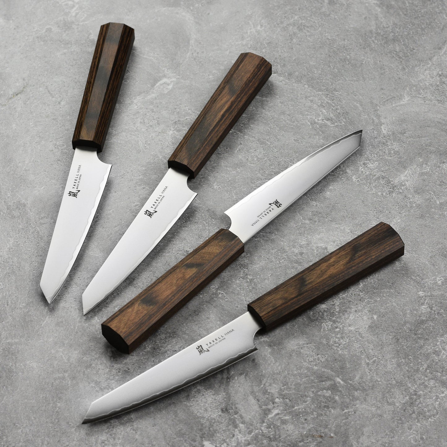 Yaxell Hana 4 Piece Steak Knife Set with Case