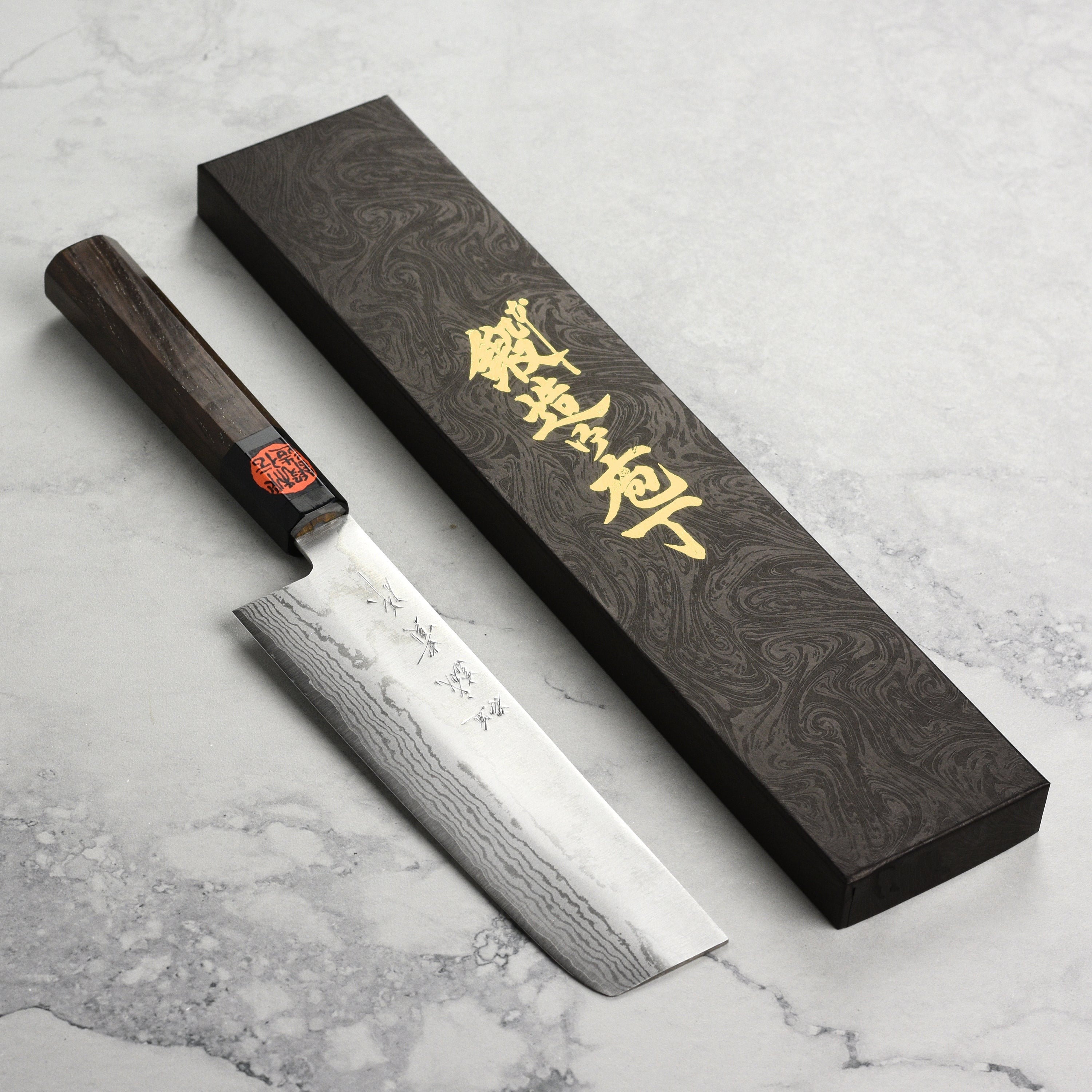 Shigeki Tanaka VG10 Damascus 6.5" Nakiri