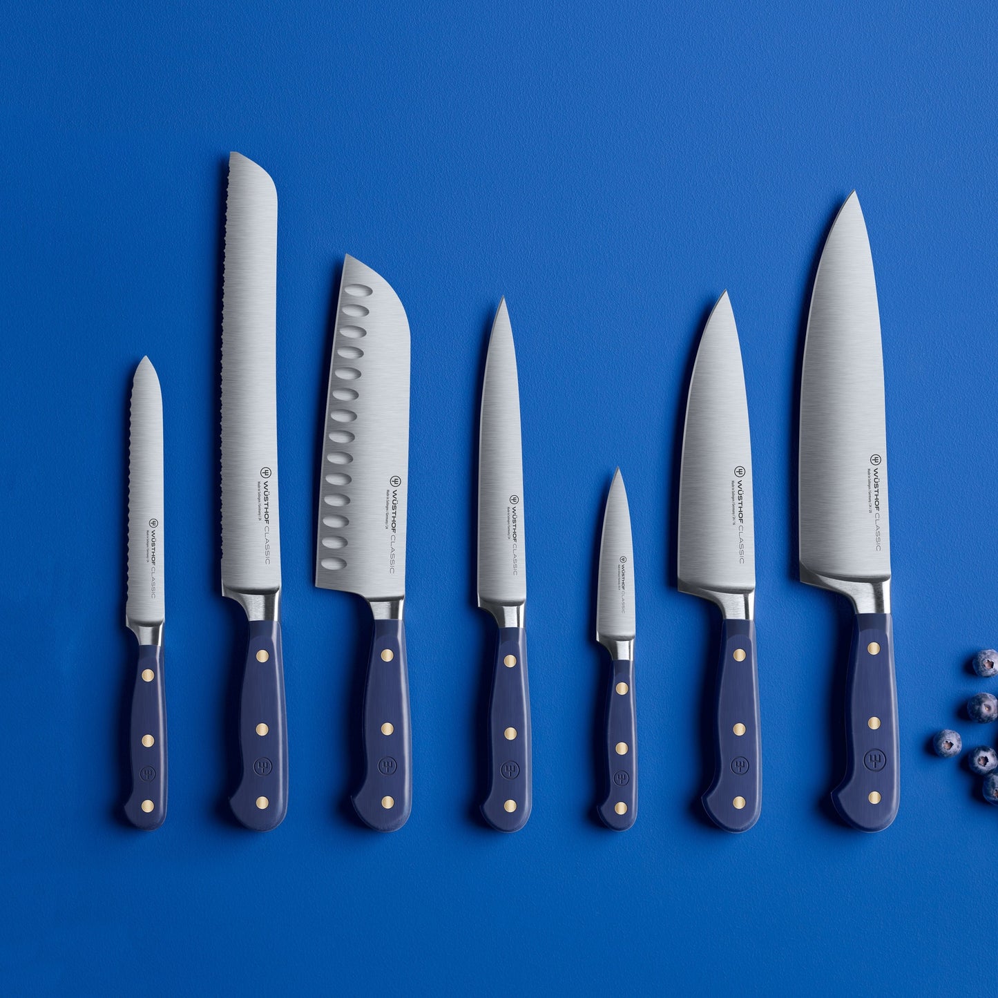 Wusthof Classic Wild Blueberry 8 Piece Knife Block Set