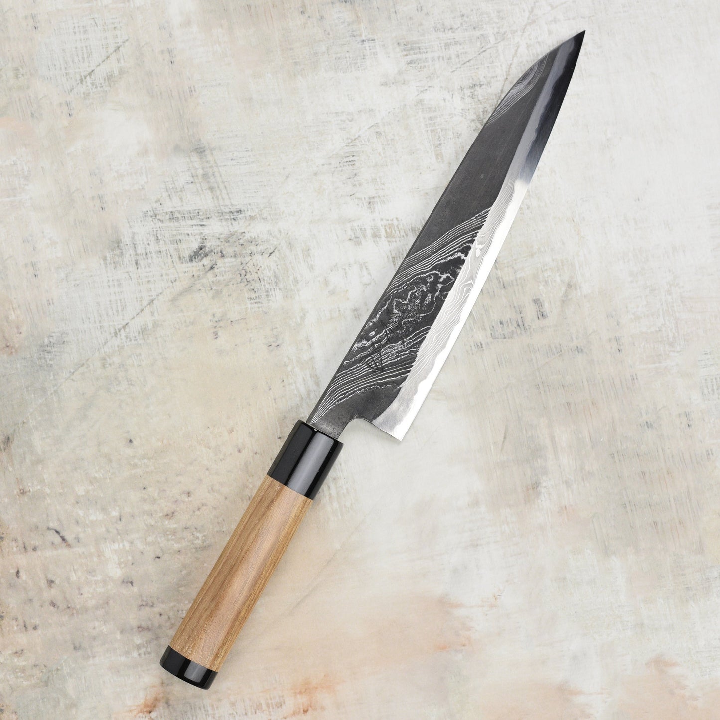 Tsukasa Hinoura River Jump Damascus 8.25" Gyuto