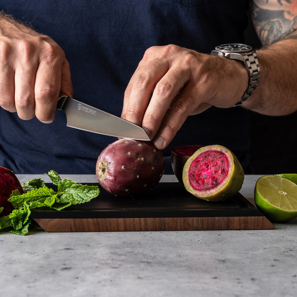 Steelport SteelCore 2-in-1 Walnut Cutting Board, 9x6"