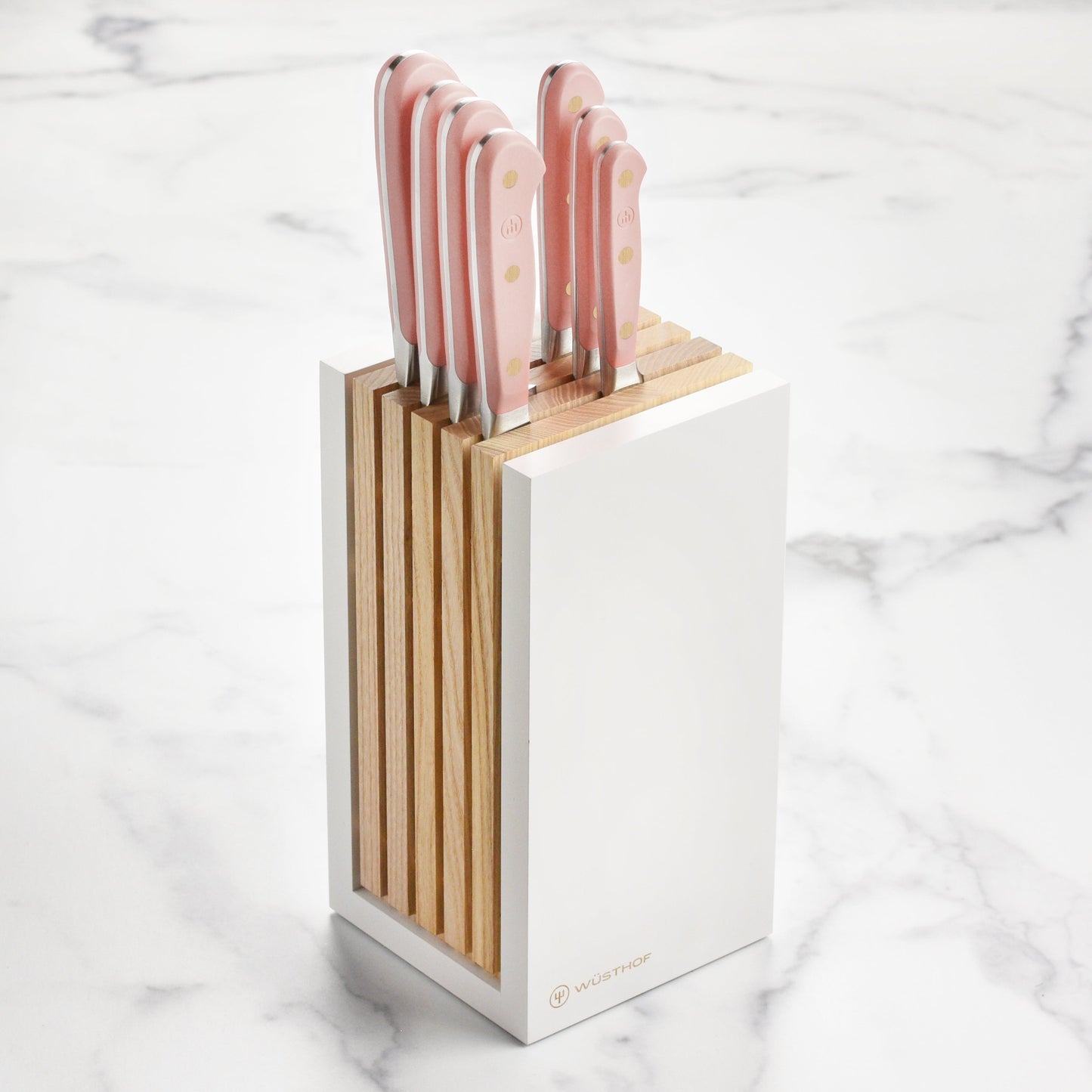 Wusthof Classic Pink Himalayan Salt 8 Piece Knife Block Set