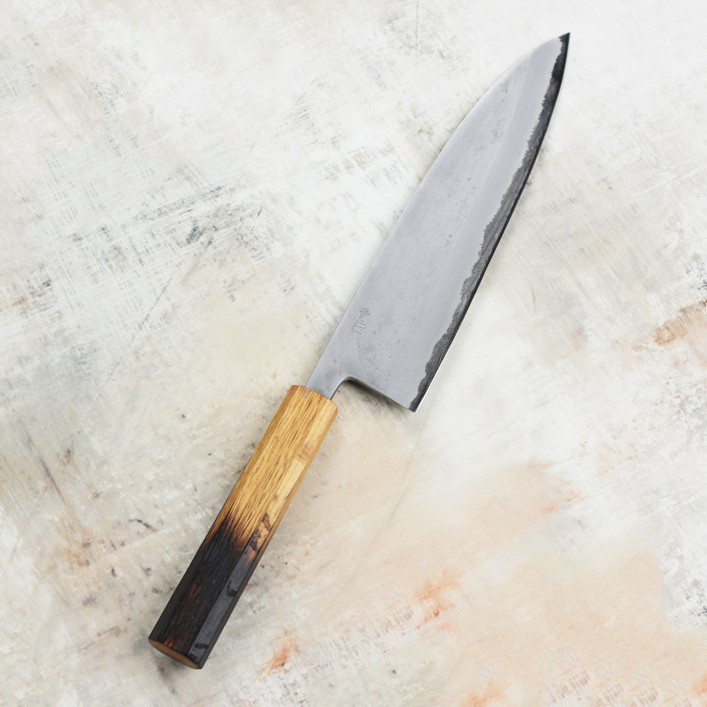 Motokyuuichi Aogami #2 Nashiji Stainless Clad 8.25" Gyuto