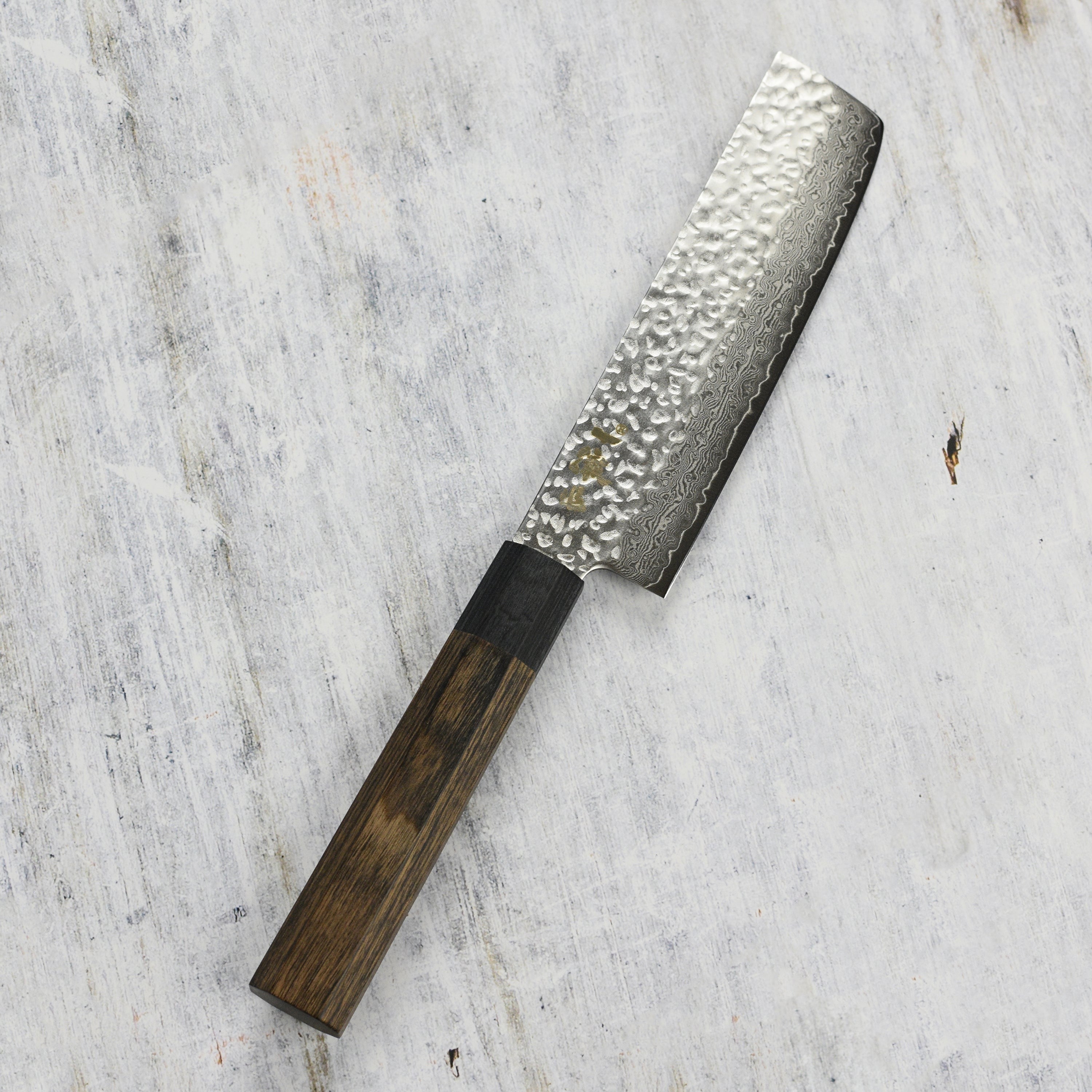 Ittetsu VG10 Hammered Damascus 5" Nakiri