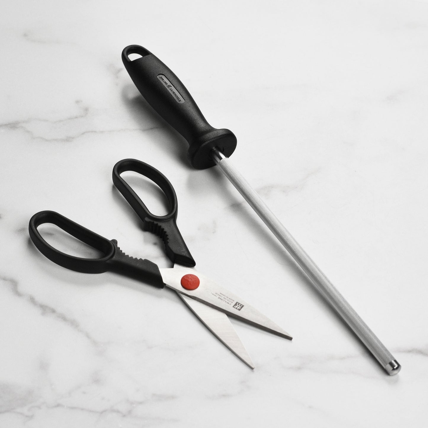 Zwilling Pro 7 Piece Acacia Knife Block Set with Bonus Sharpener