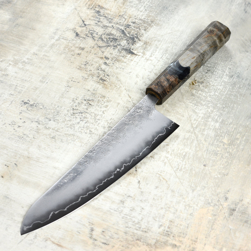 Hatsukokoro Ginrei Ginsan Nashiji 8.25" Gyuto