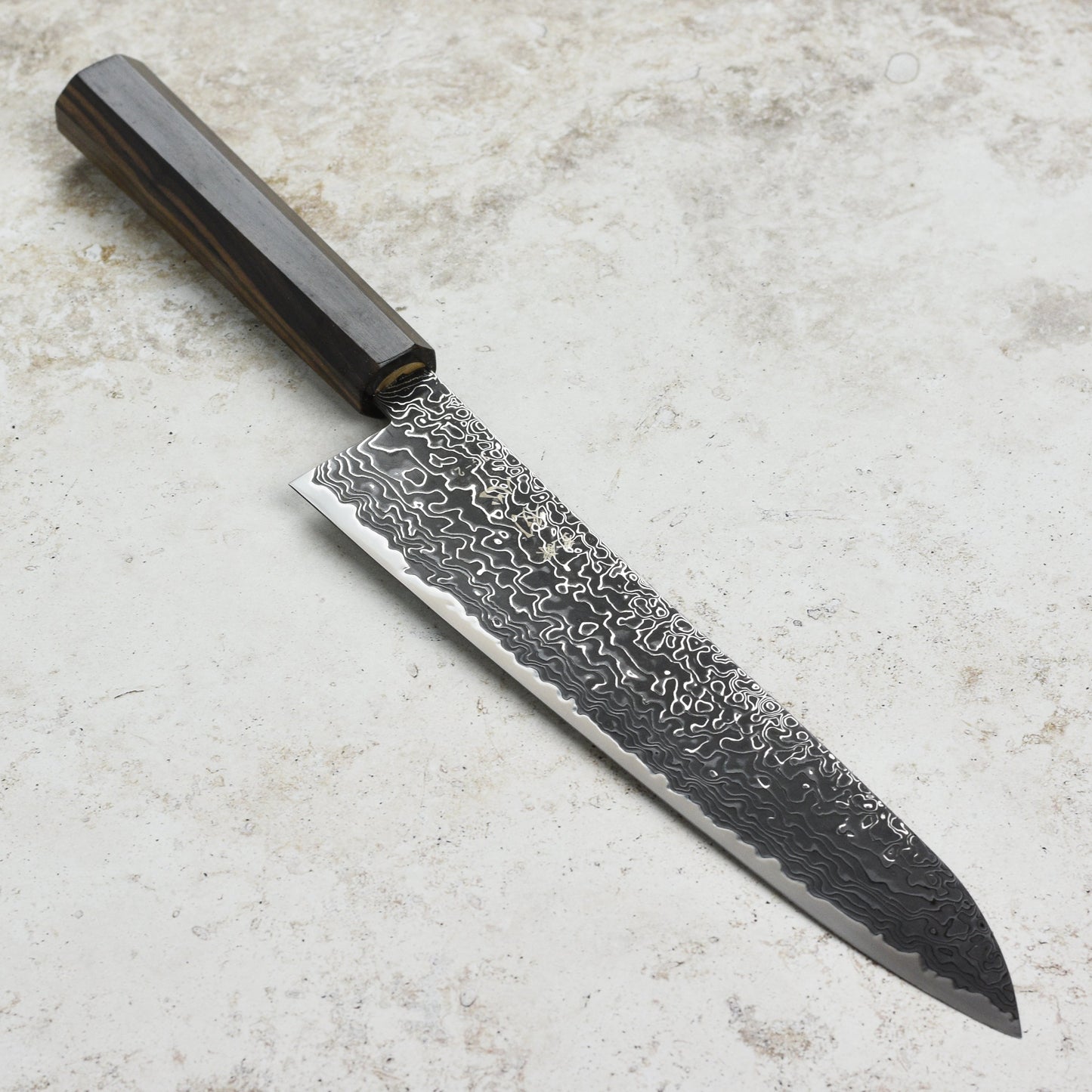 Hatsukokoro Ryuhyo SG2 Kurozome Damascus 9.4" Gyuto