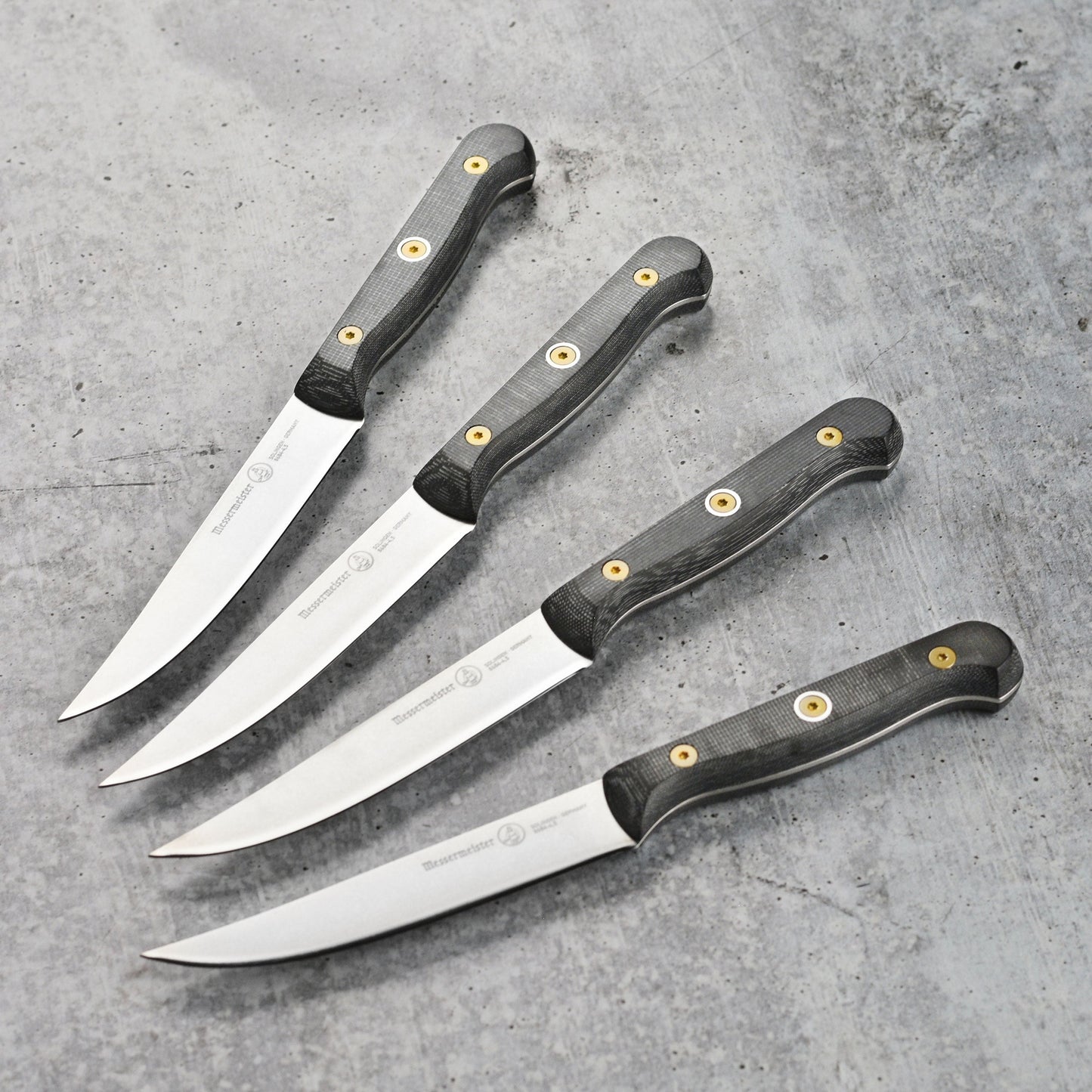 Messermeister Custom Micarta 4 Piece Steak Knife Set
