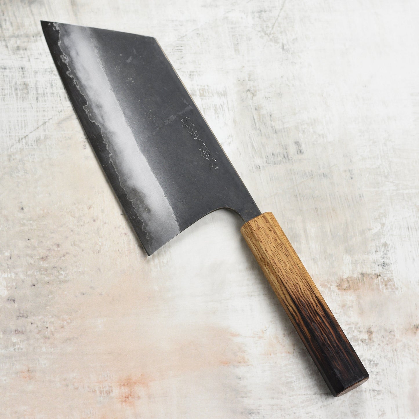 Matsubara Shirogami #1 Kurouchi Stainless Clad 7.5" Kiri Cleaver