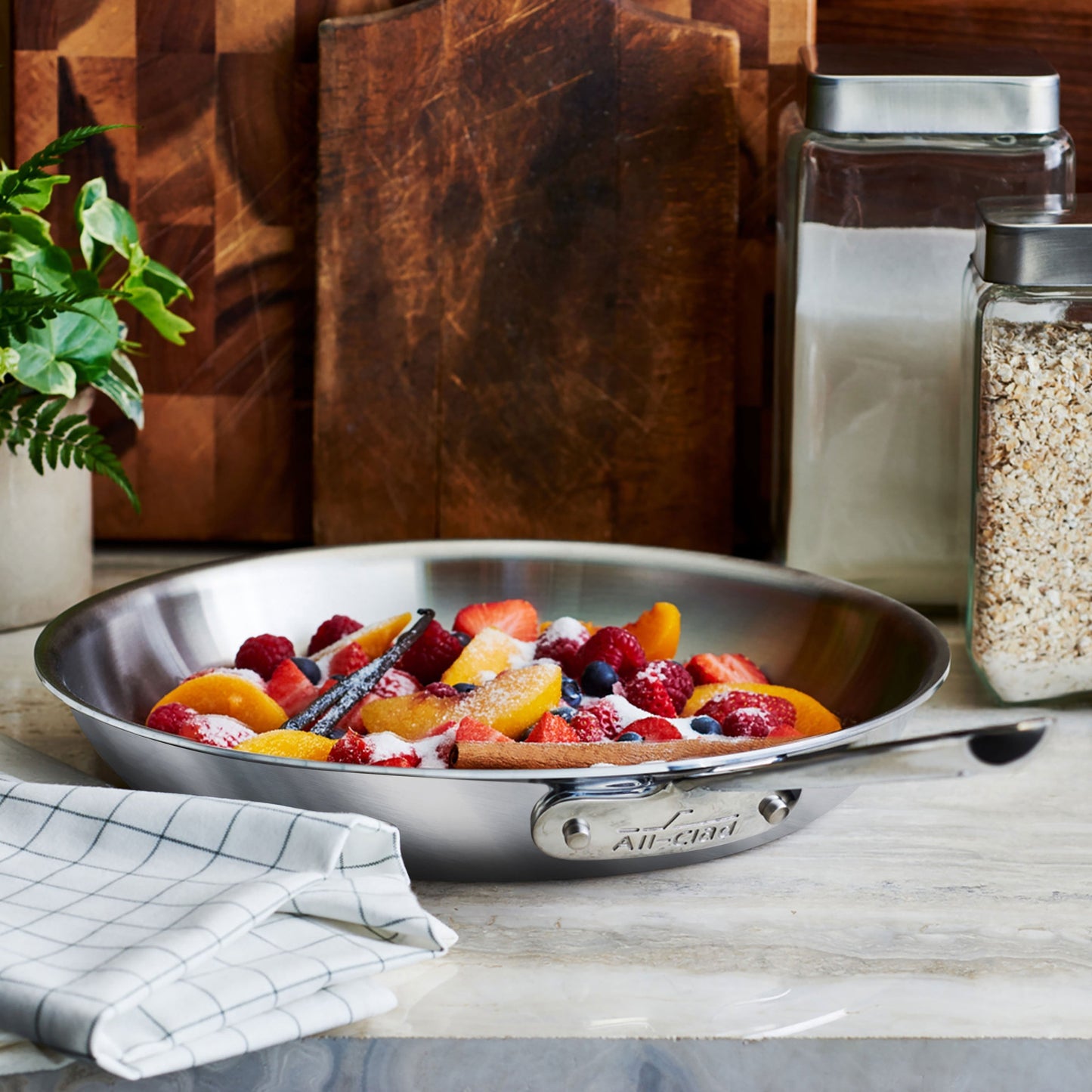 All-Clad d5 Brushed Stainless 12" Fry Pan
