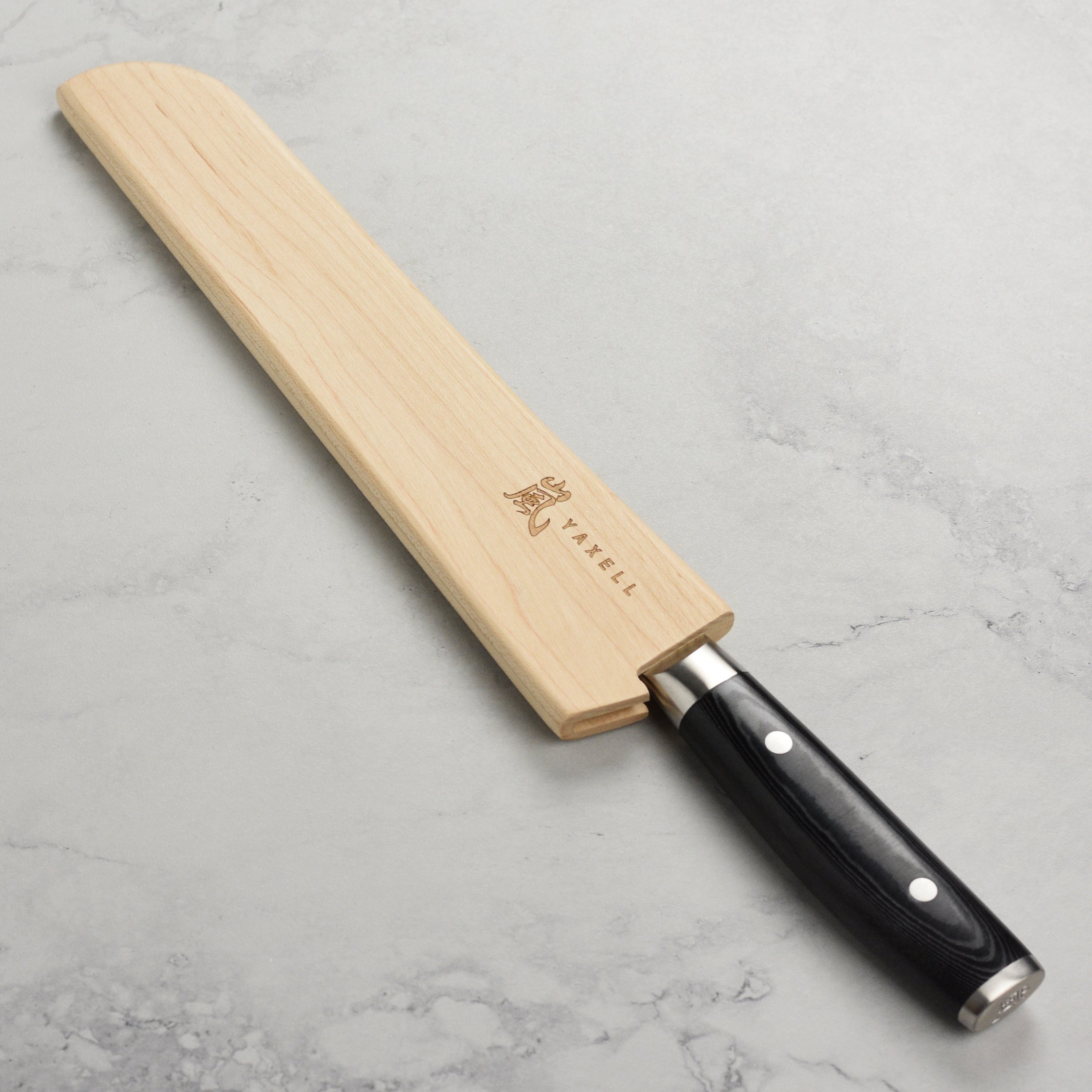 Yaxell Magnetic Wooden Sheath for 9" Bread & Slicing Knives