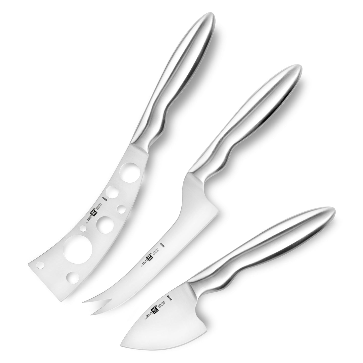 Zwilling 3 Piece Stainless Steel Cheese Knife Collection