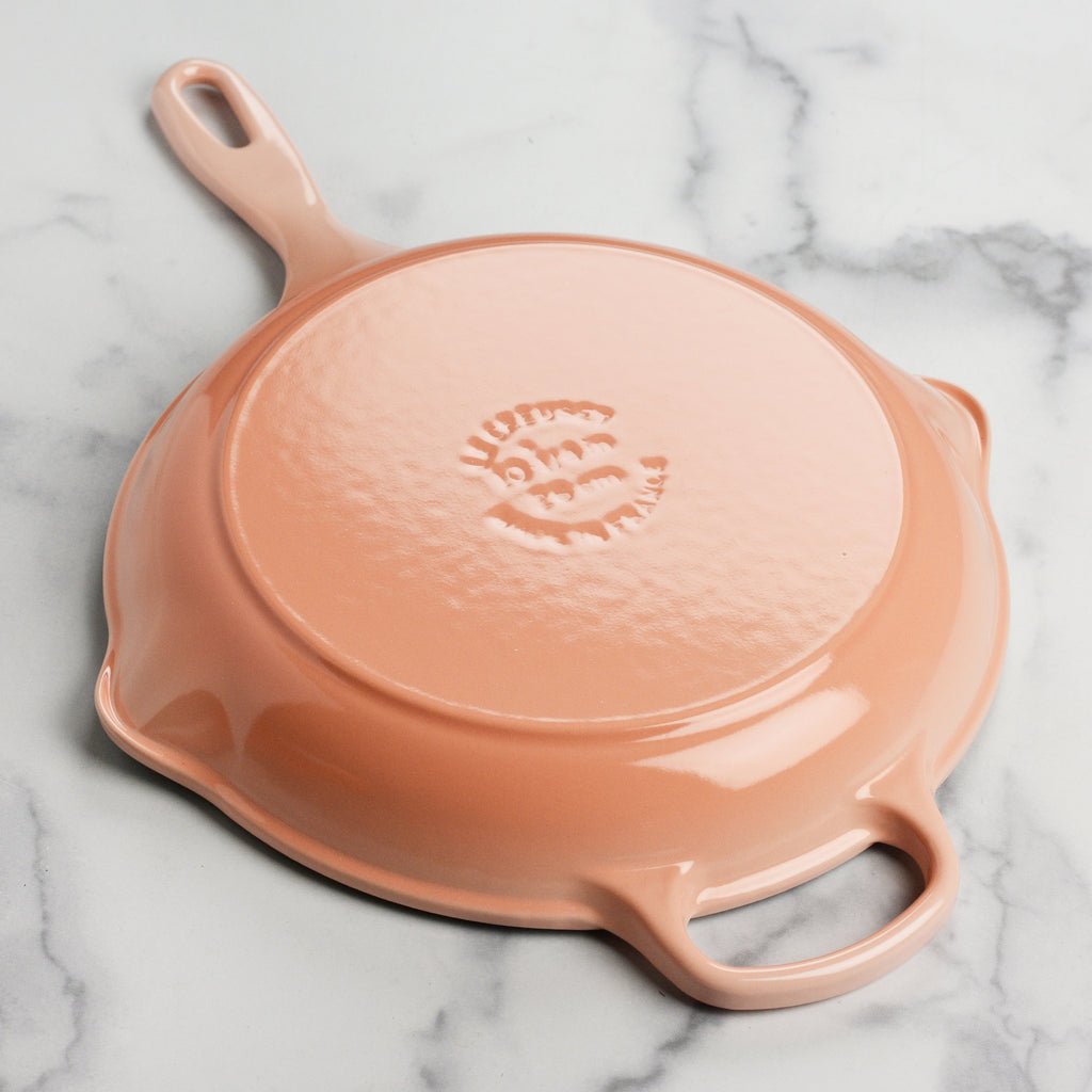 Le Creuset Signature Cast Iron Peche Oval Dutch Oven & Skillet Set