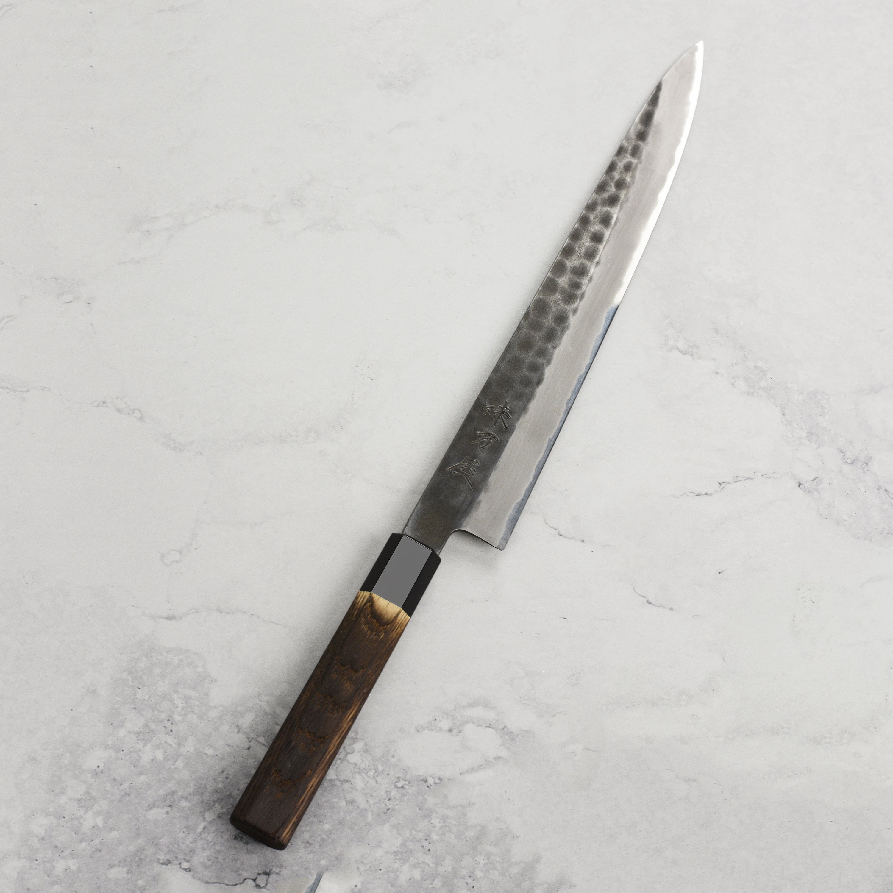 Hinoura Shirogami #2 Kurouchi Tsuchime 10.6" Sujihiki