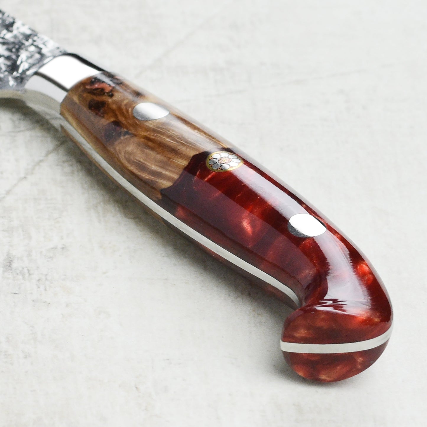 Kurosaki Shizuku Forged SG2 Damascus 5.1" Petty with Saya