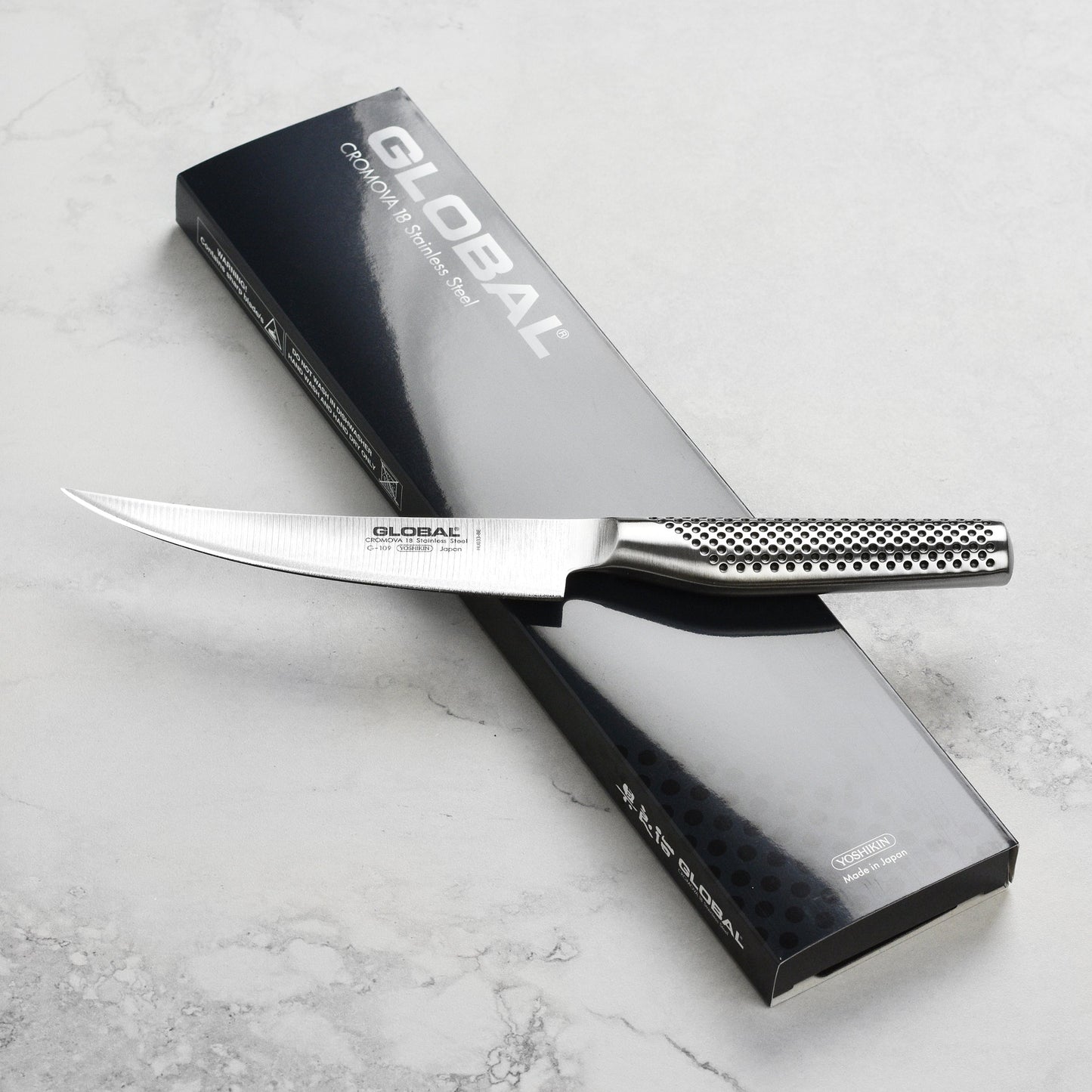 Global Model X 6" Curved Boning Knife