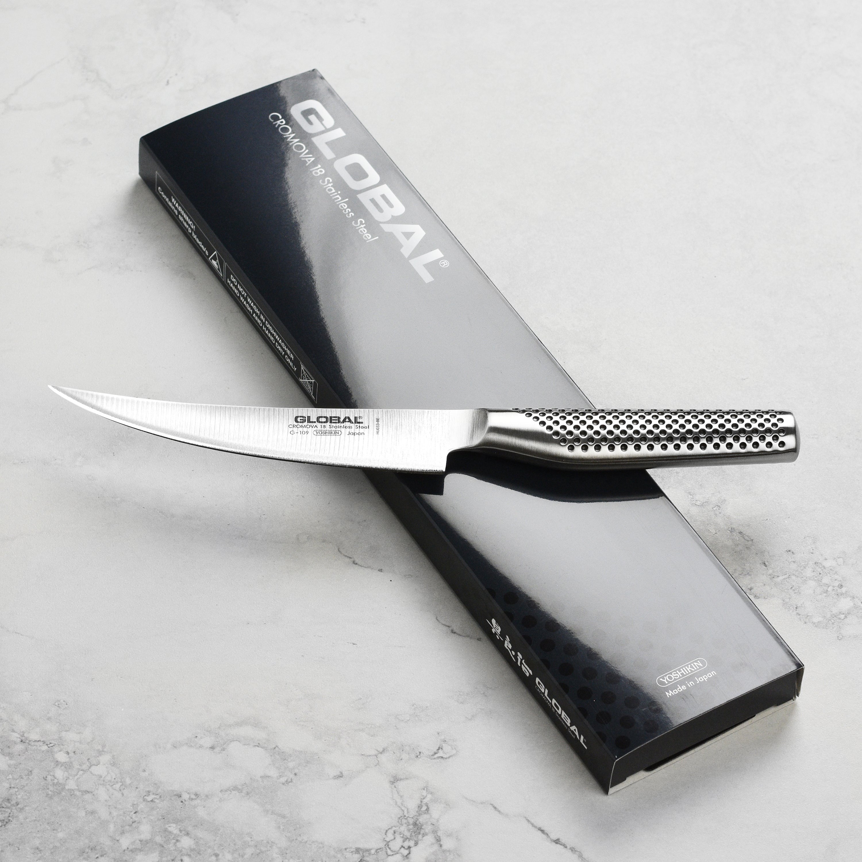 Global Model X 6" Curved Boning Knife