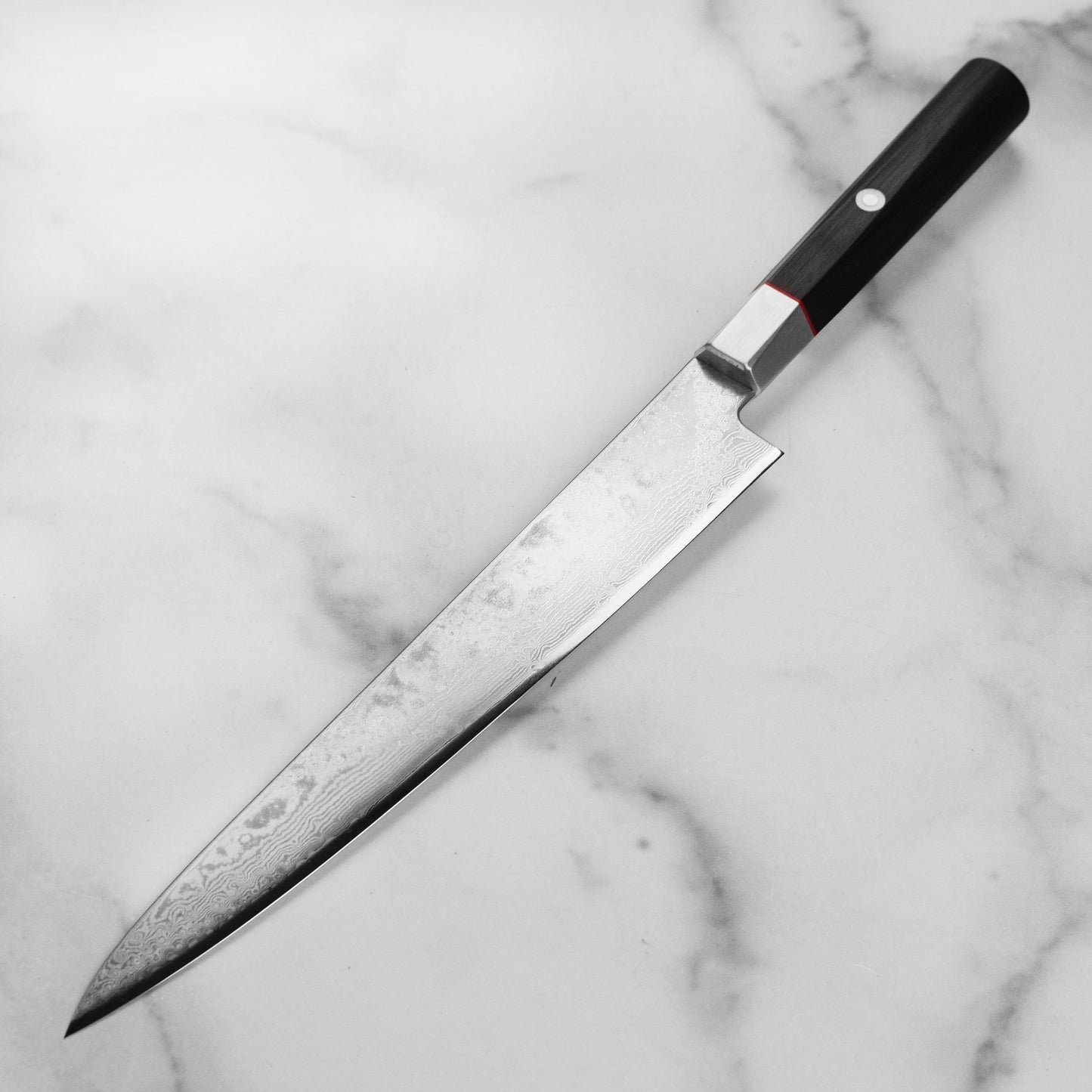 Zanmai Hybrid Damascus Splash 9.4" Sujihiki