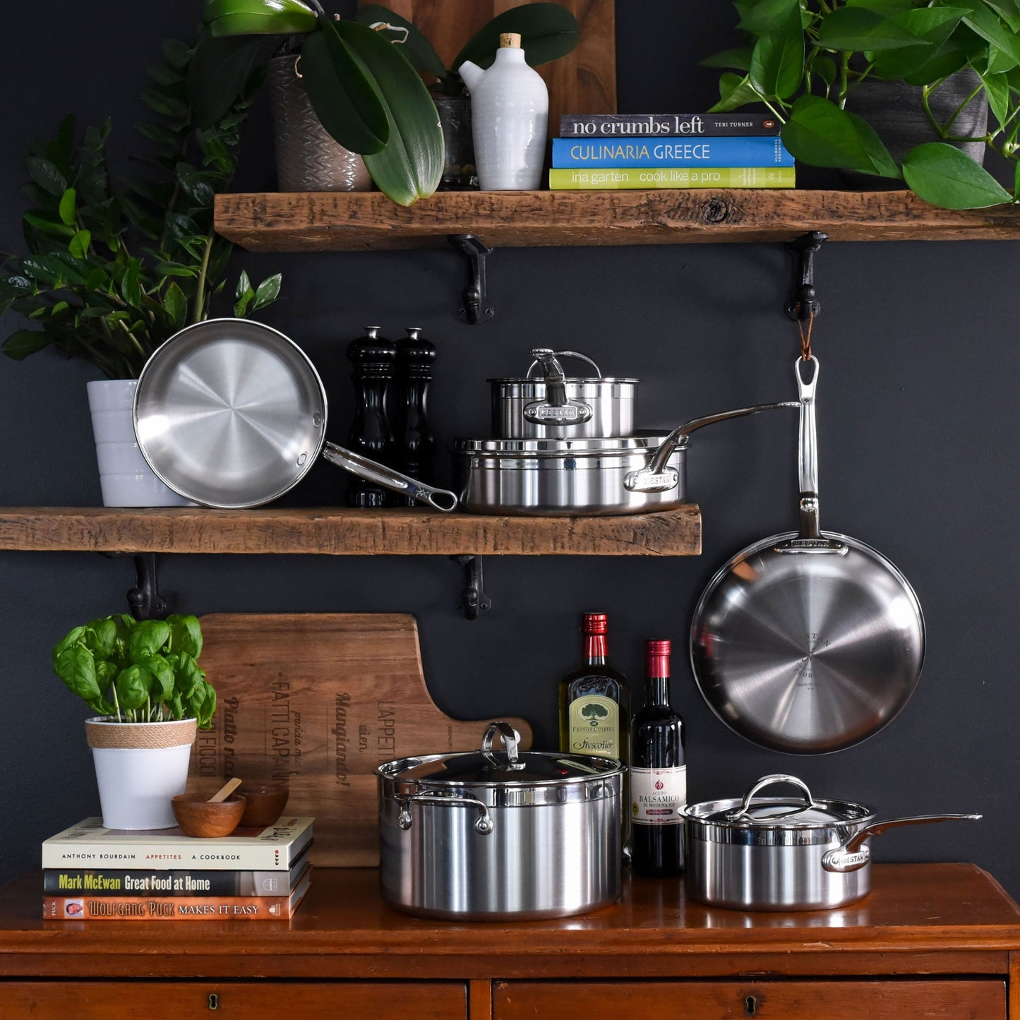 Hestan ProBond 10 Piece Stainless Steel Cookware Set