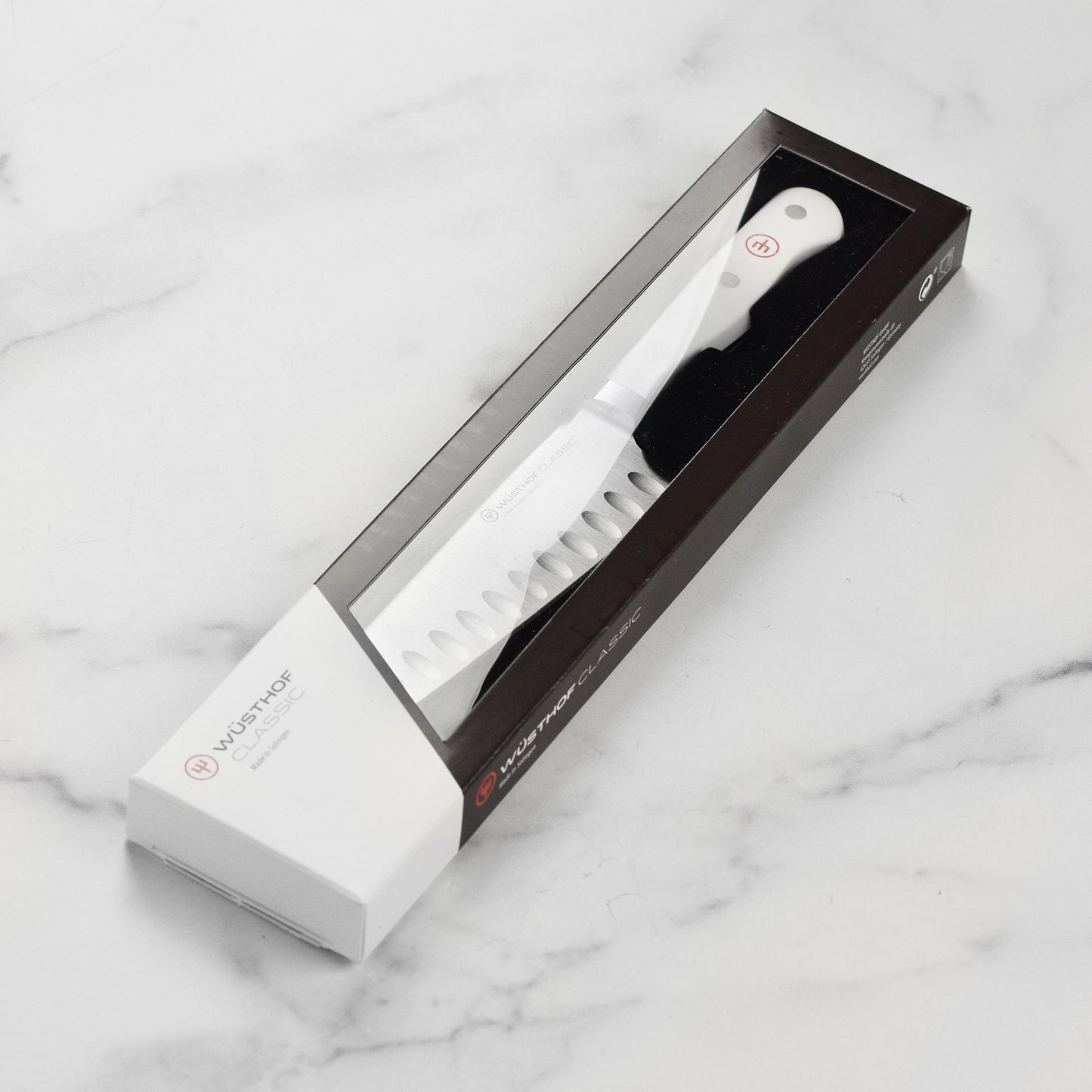 Wusthof Classic White 5" Hollow Edge Santoku Knife