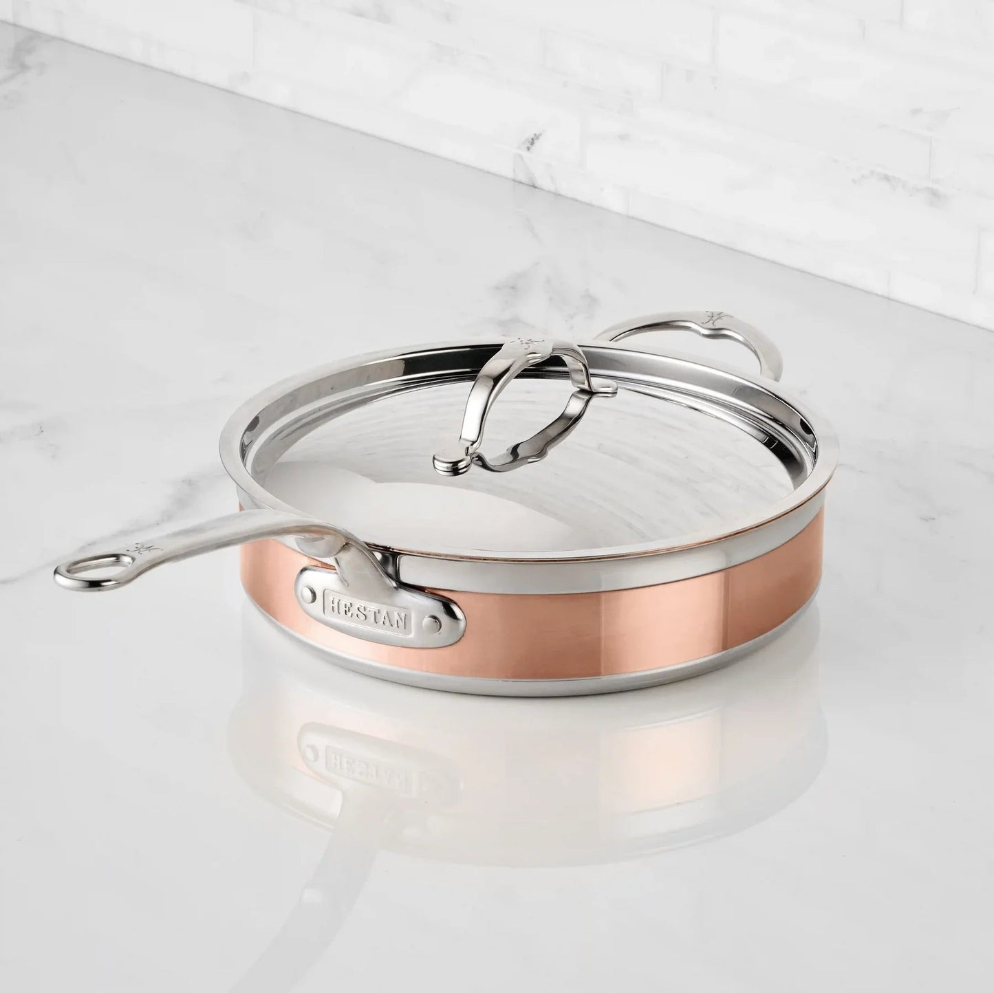 Hestan CopperBond 3.5-quart Induction Copper Saute Pan