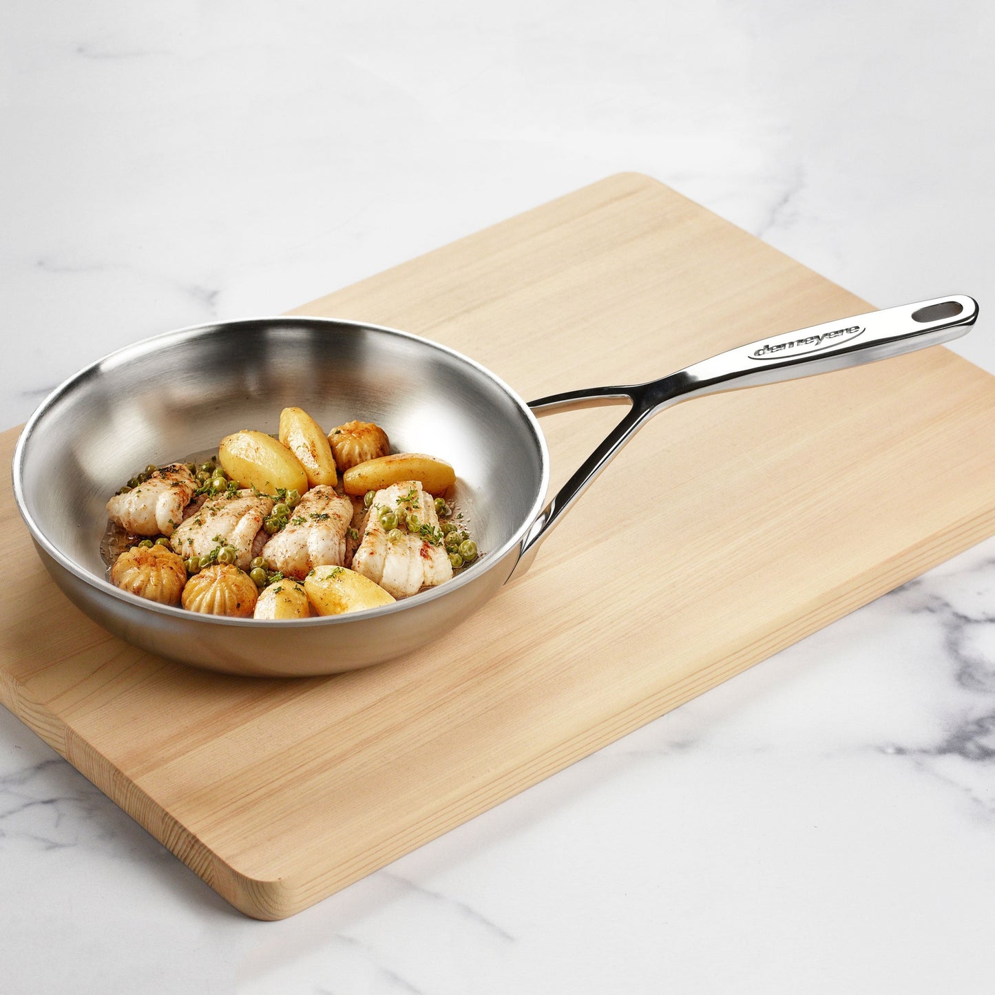 Demeyere 5-Plus 8" Stainless Steel Fry Pan