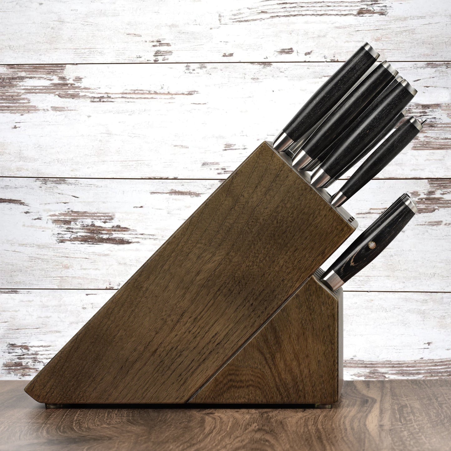 Yaxell Ketu SG2 15 Piece Dark Ash Knife Block Set