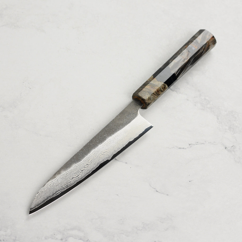 Hatsukokoro Atelier Kurouchi Damascus 5.9" Petty