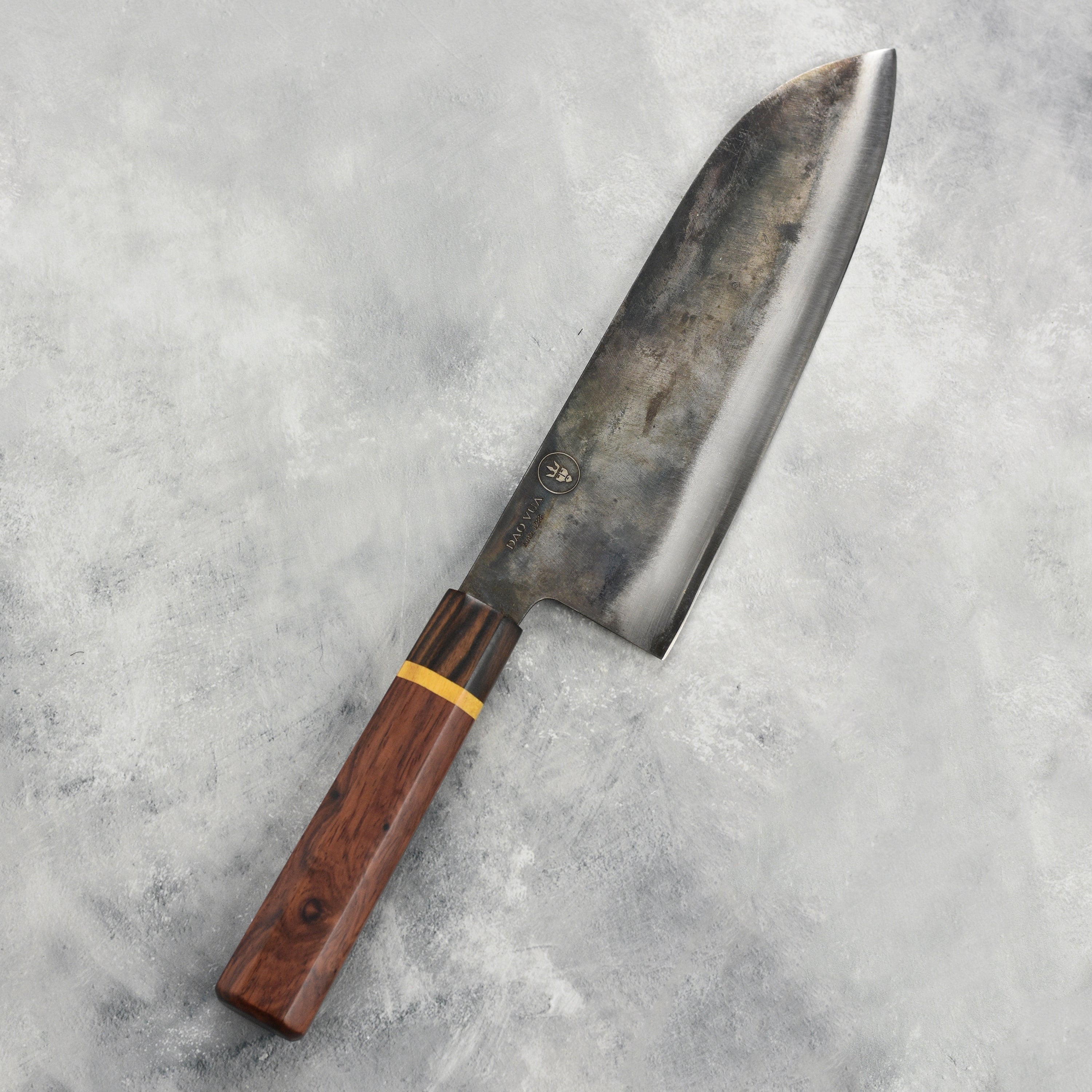 Dao Vua V3 Special Carbon Steel 8.25" Tall Gyuto