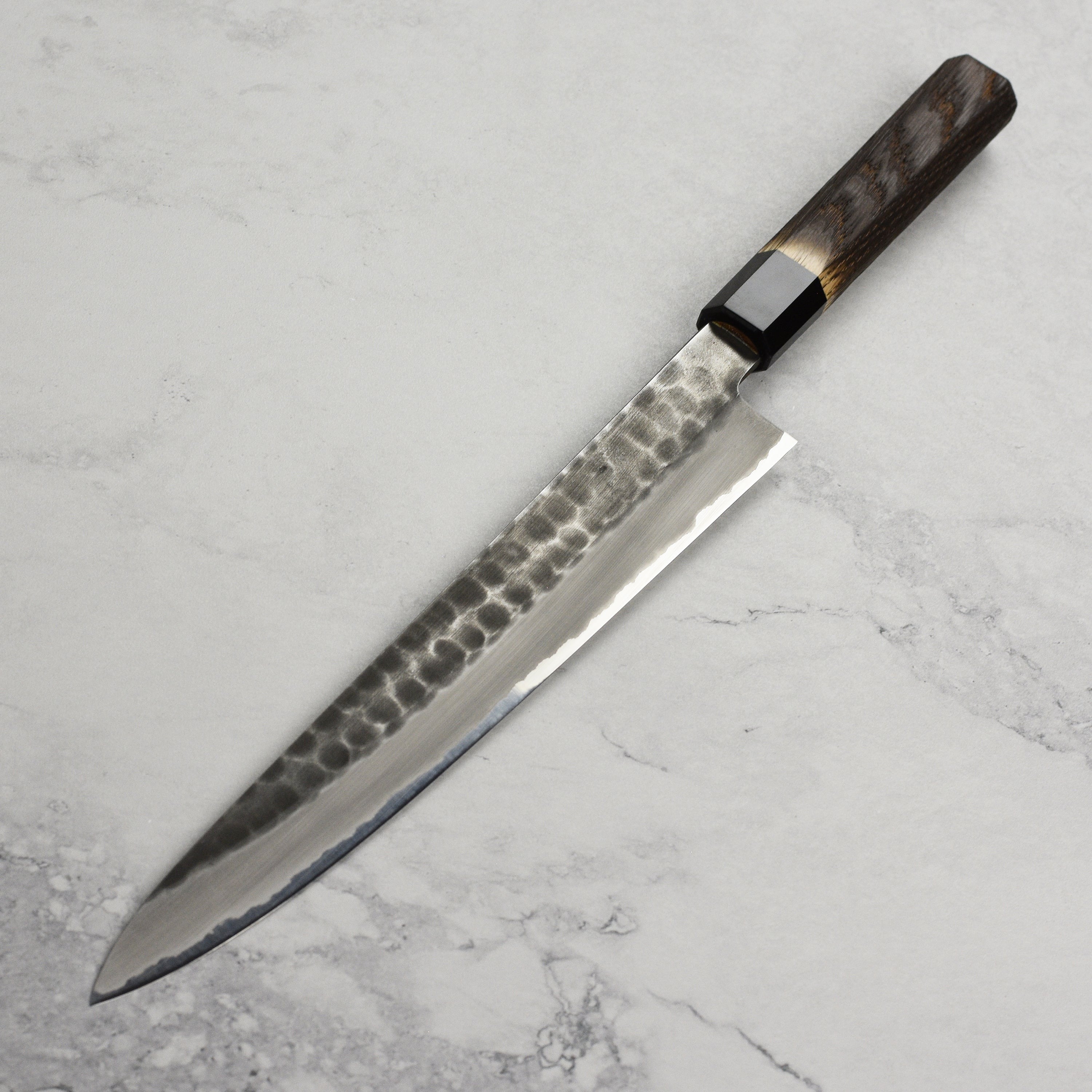 Hinoura Shirogami #2 Kurouchi Tsuchime 10.6" Sujihiki