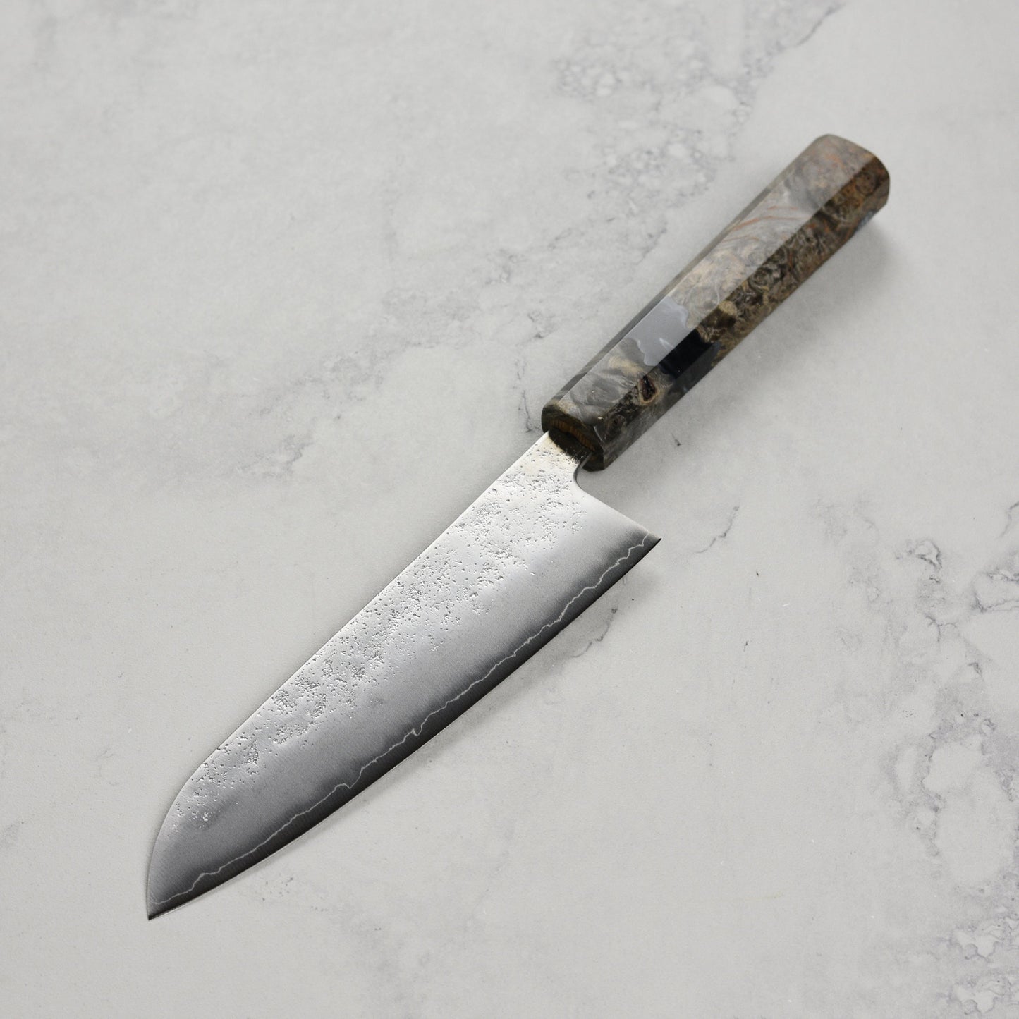 Hatsukokoro Ginrei Ginsan Nashiji 6.7" Santoku