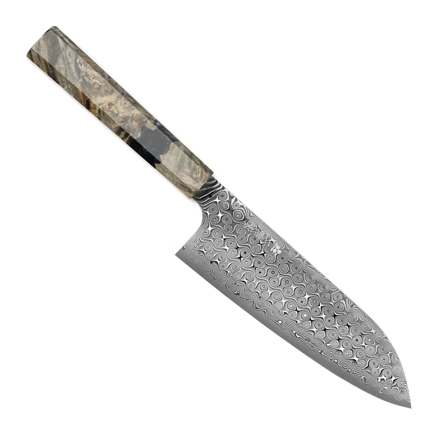 Nigara Anmon SG2 Damascus 7" Santoku
