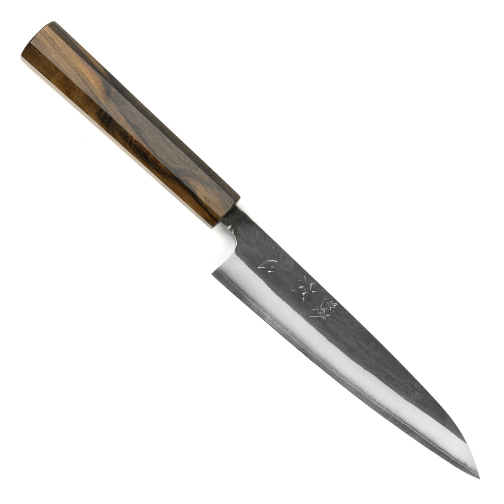 Hatsukokoro Kurokaze Shirogami #2 Kurouchi Stainless Clad 5.9" Petty