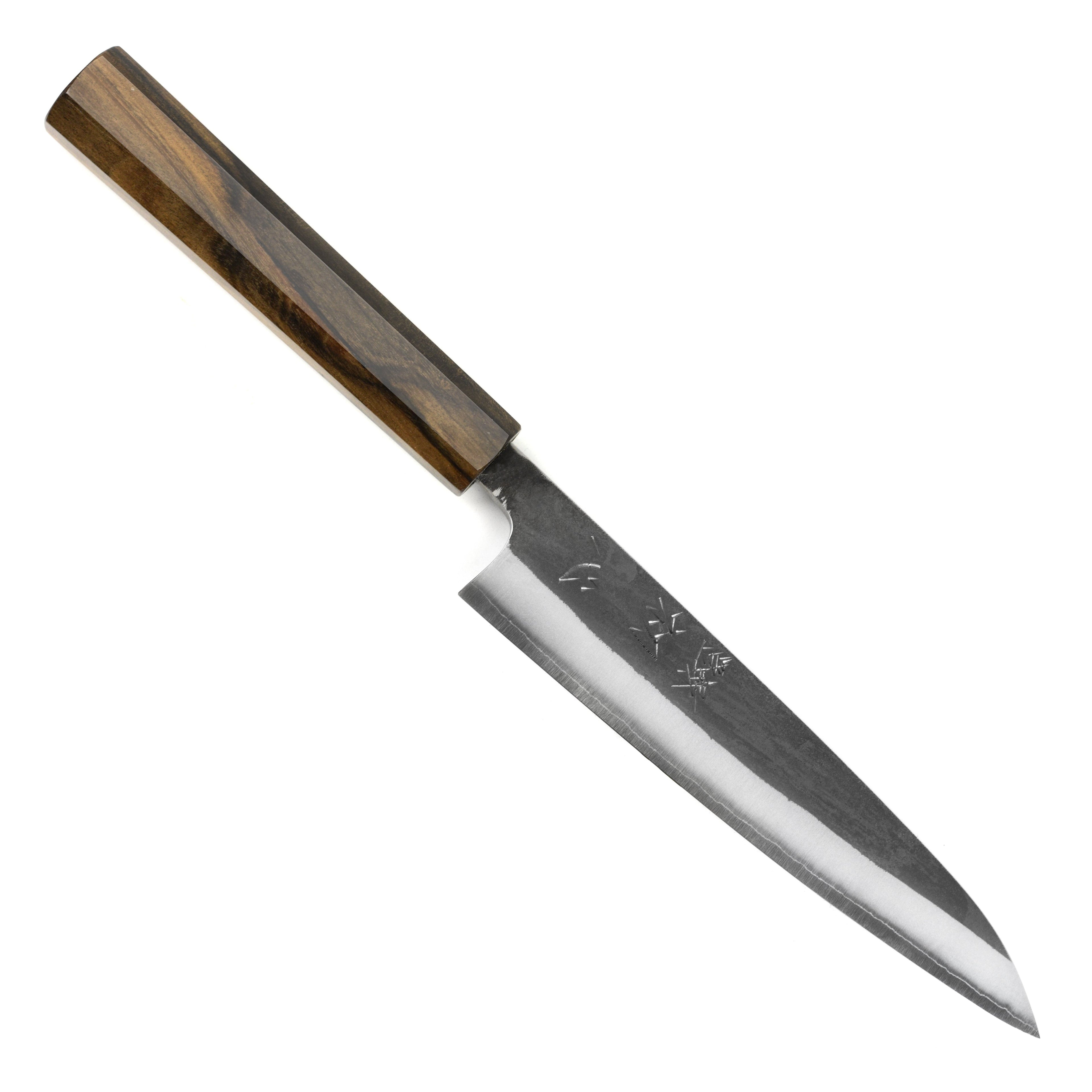 Hatsukokoro Kurokaze Shirogami #2 Kurouchi Stainless Clad 5.9" Petty