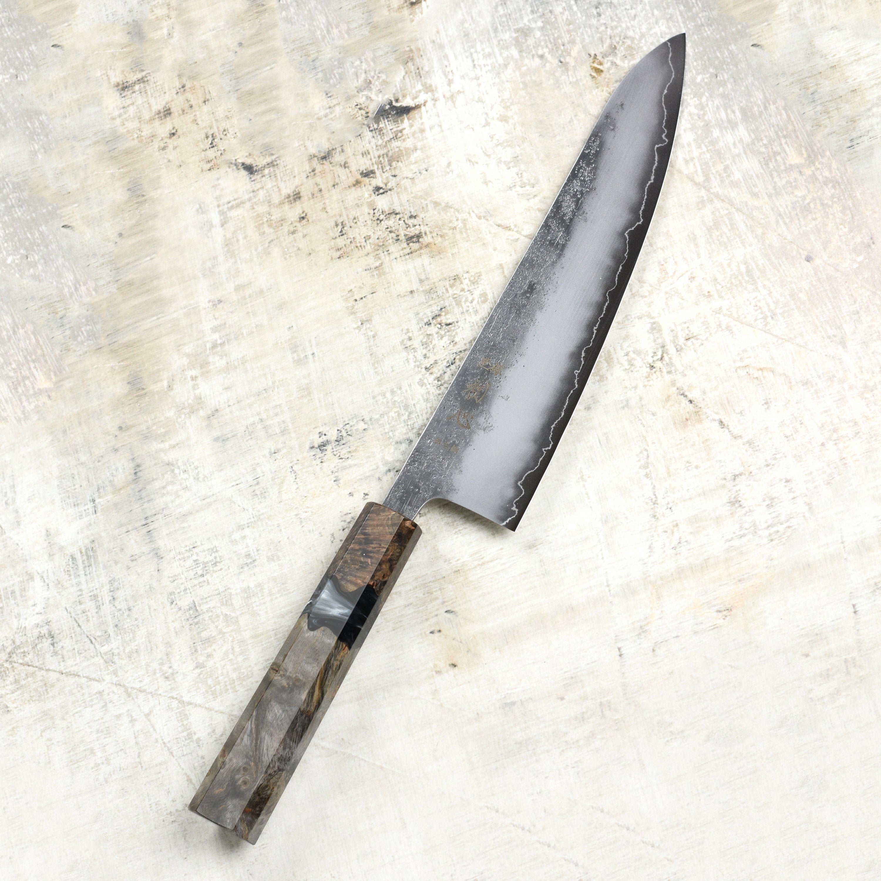 Hatsukokoro Ginrei Ginsan Nashiji 8.25" Gyuto