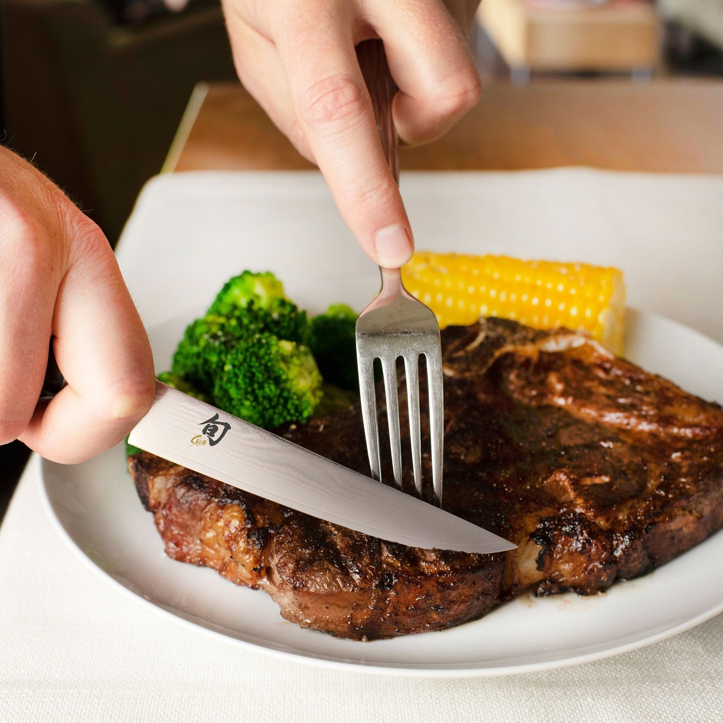Shun Classic Blonde 4 Piece Steak Knife Set