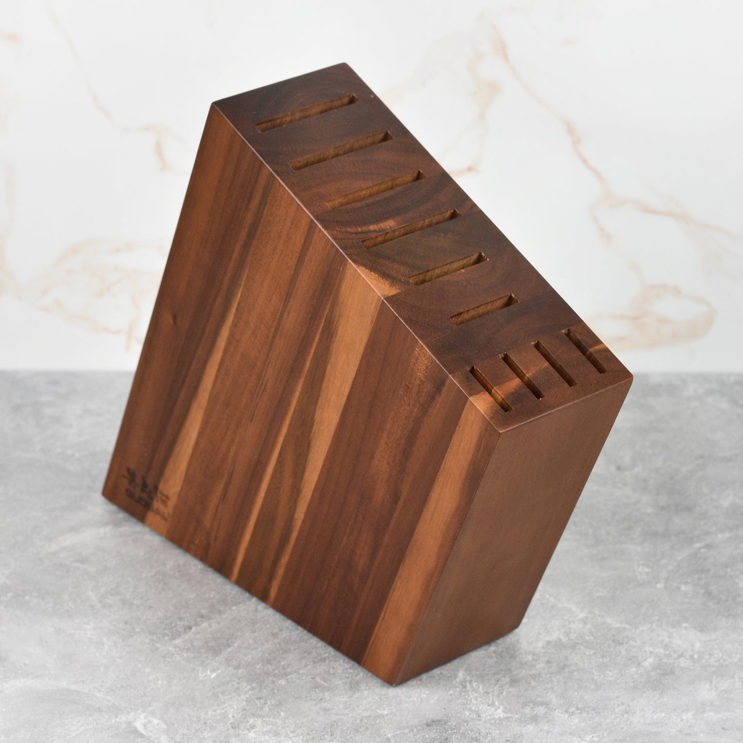 Global Akari 11 Piece Knife Block Set, Acacia