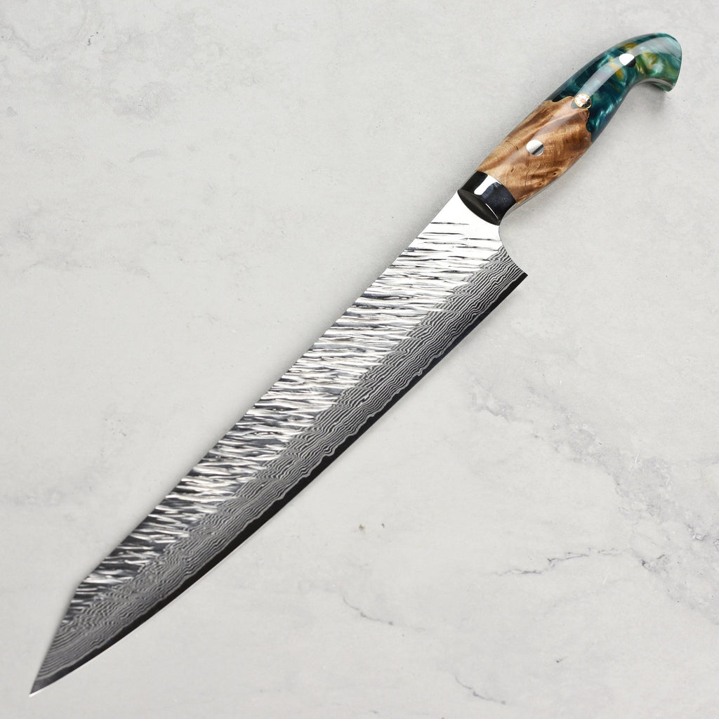 Kurosaki Fujin Forged SG2 Damascus 10.6" Sujihiki with Saya