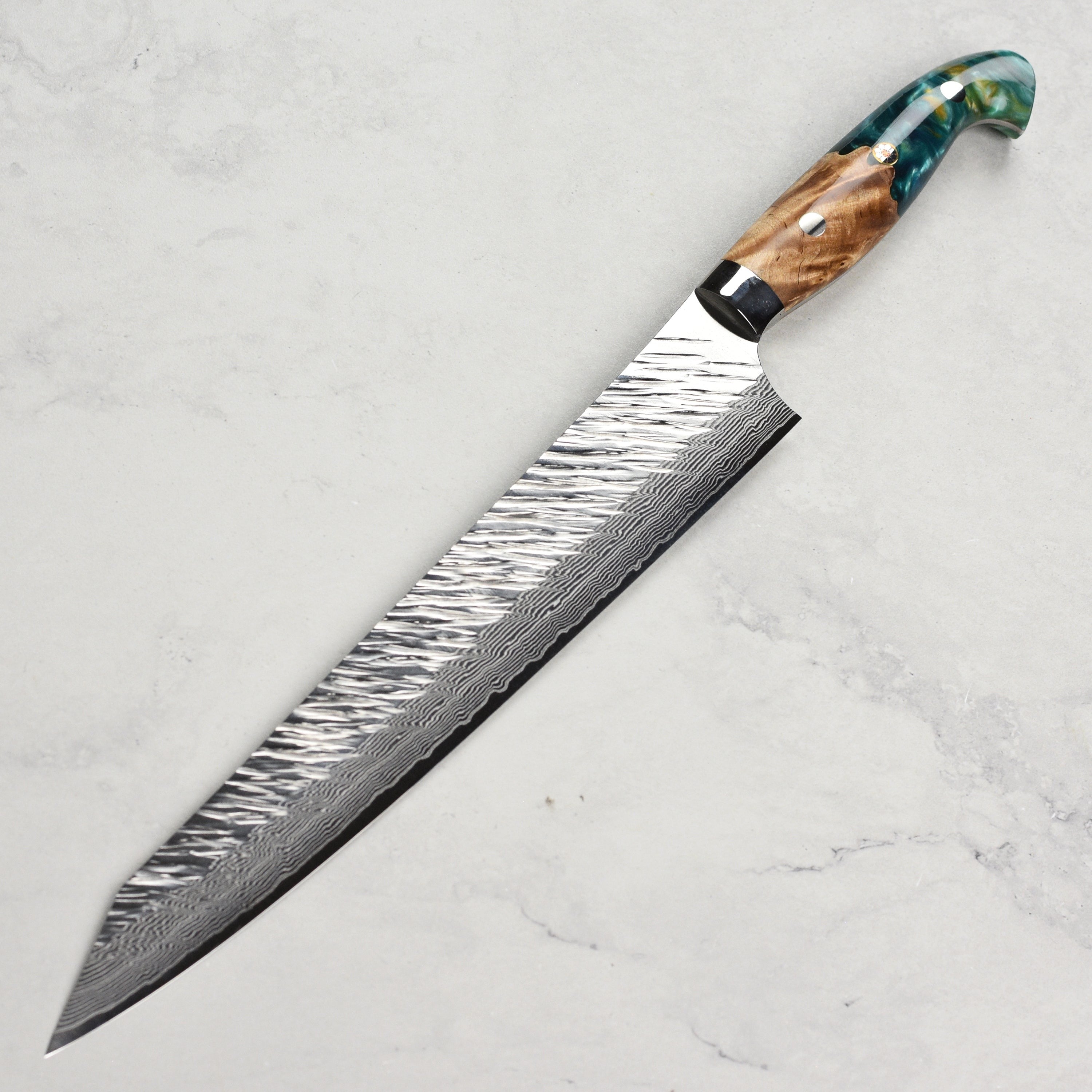 Kurosaki Fujin Forged SG2 Damascus 10.6" Sujihiki with Saya
