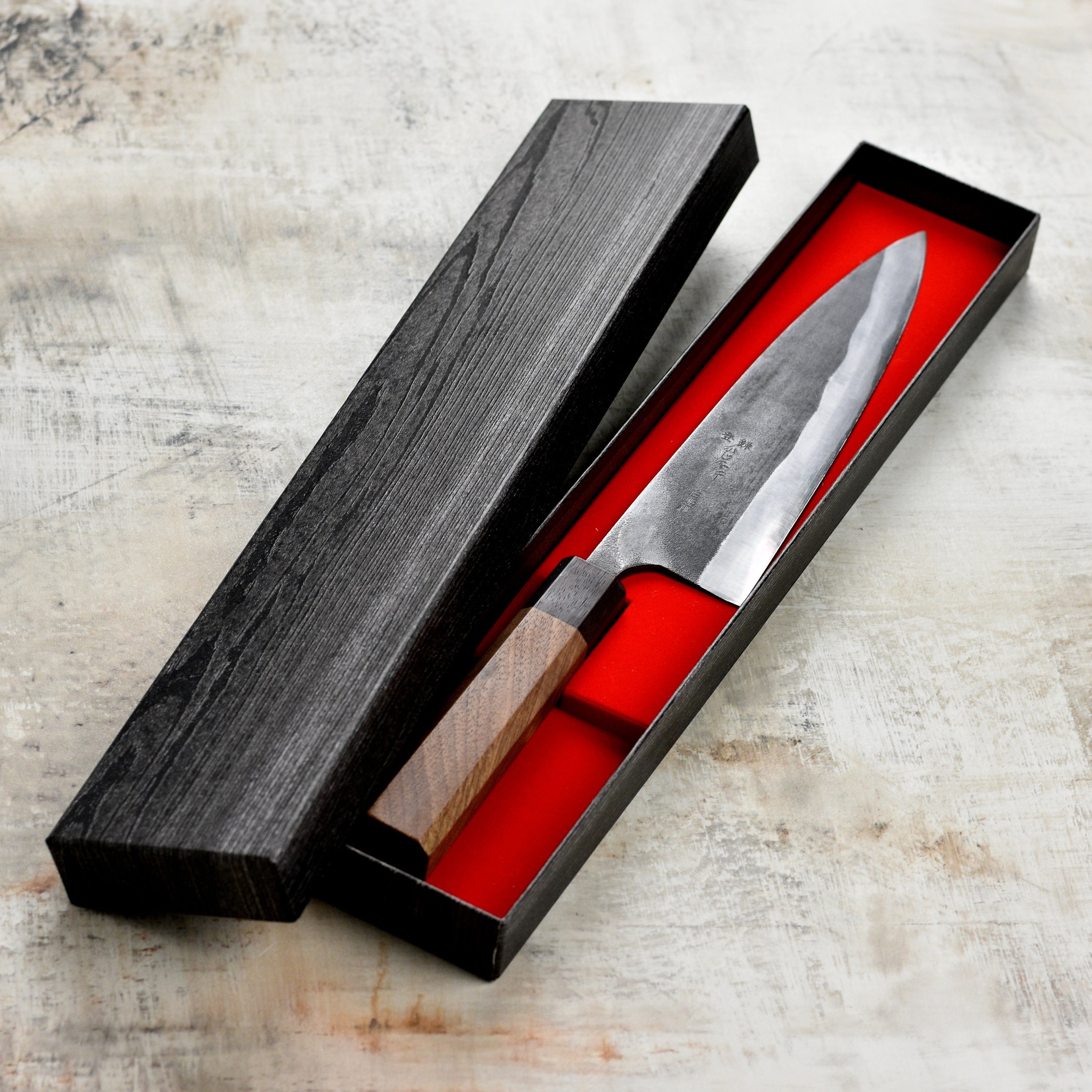 Kajibee Shirogami #2 Kurouchi 8.25" Gyuto