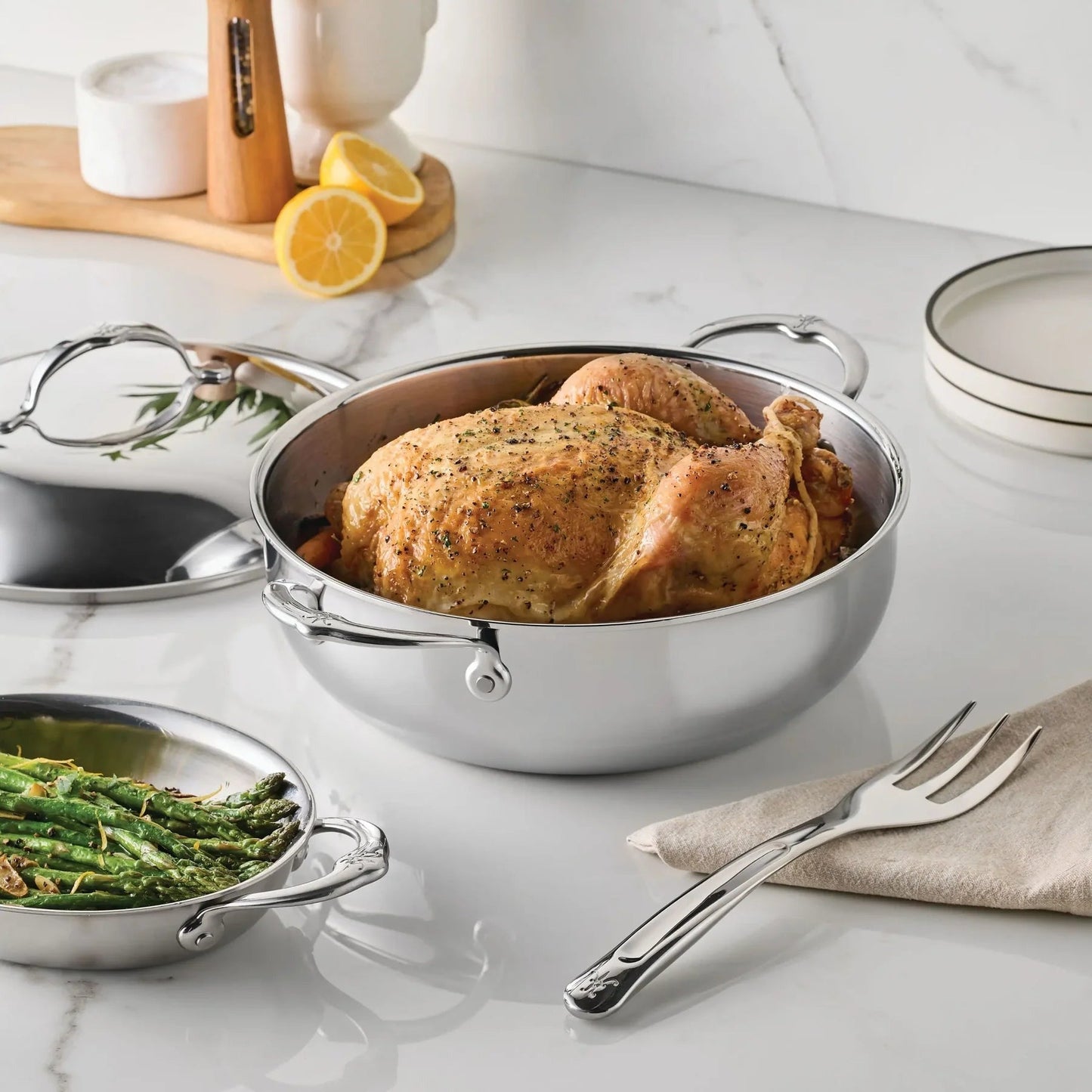 Hestan ProBond Luxe 17 Piece Stainless Steel Cookware Set