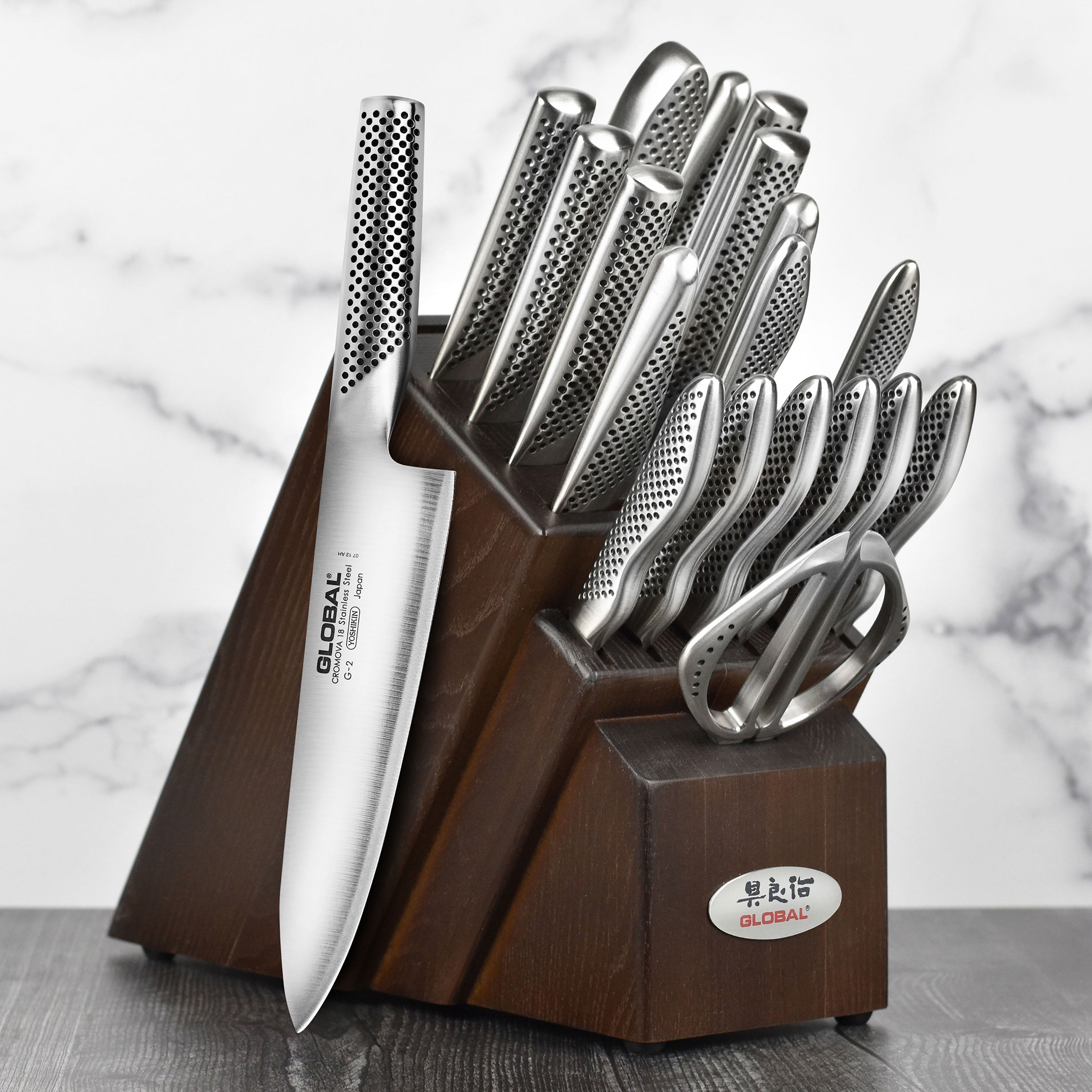 Global 19 Slot Knife Block