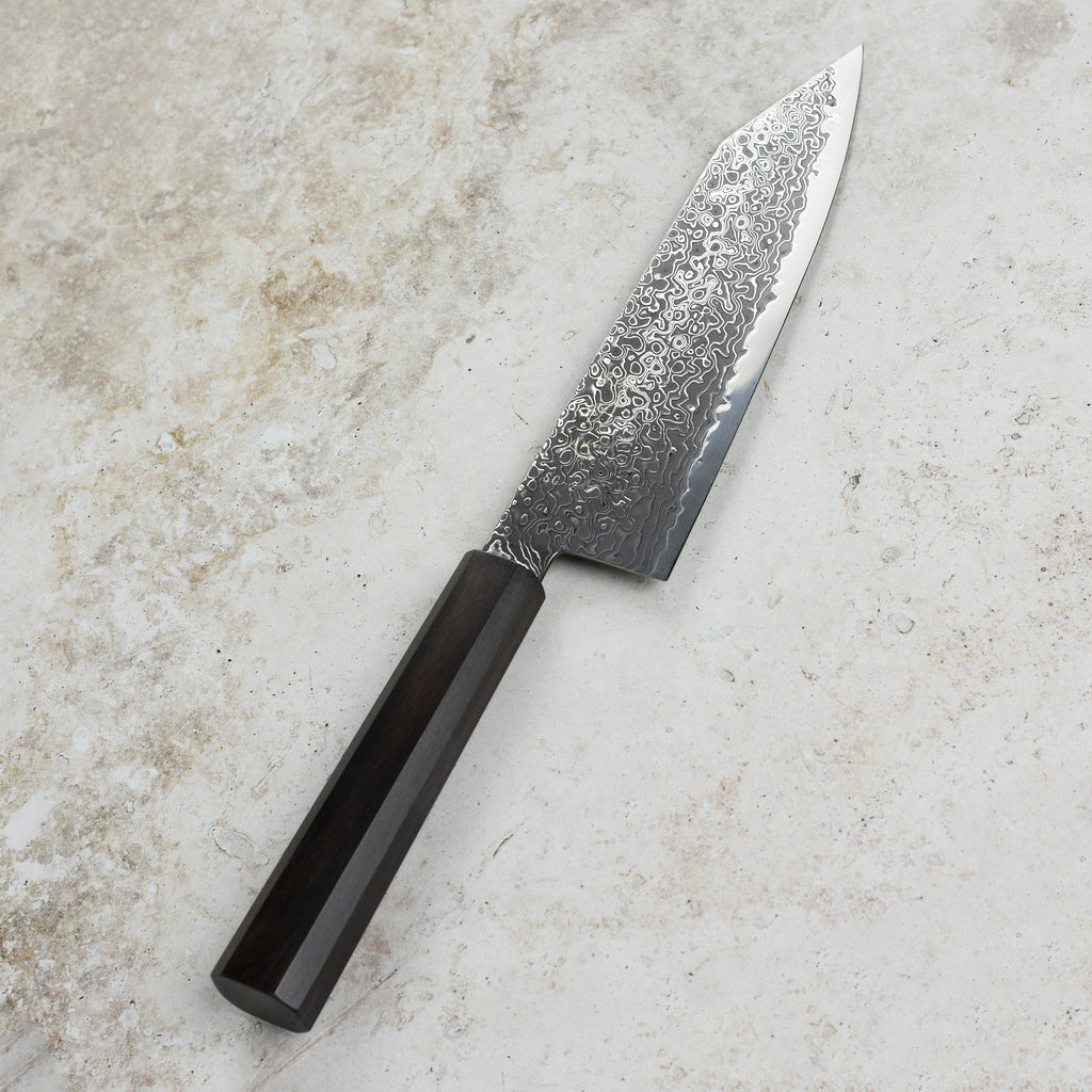 Hatsukokoro Ryuhyo SG2 Kurozome Damascus 7" Bunka