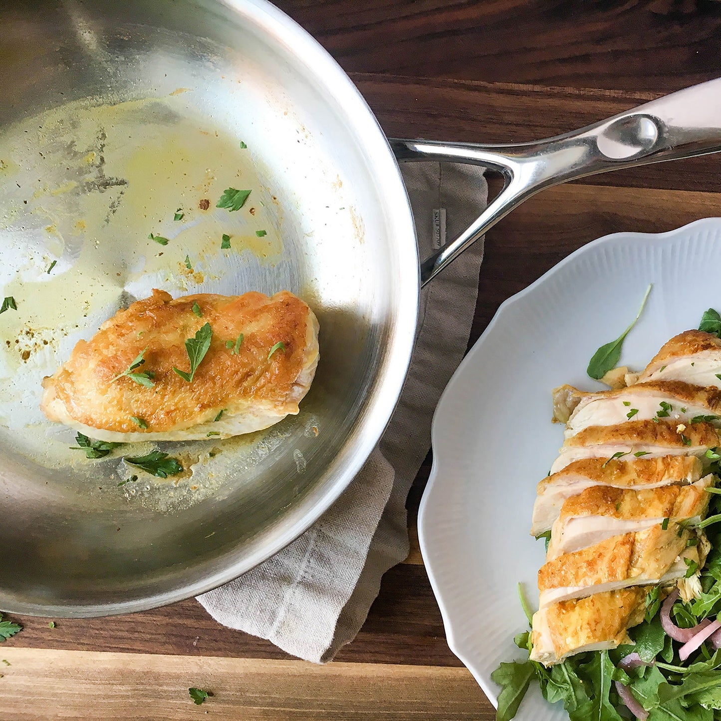 Demeyere Proline 9.4" Stainless Steel Fry Pan