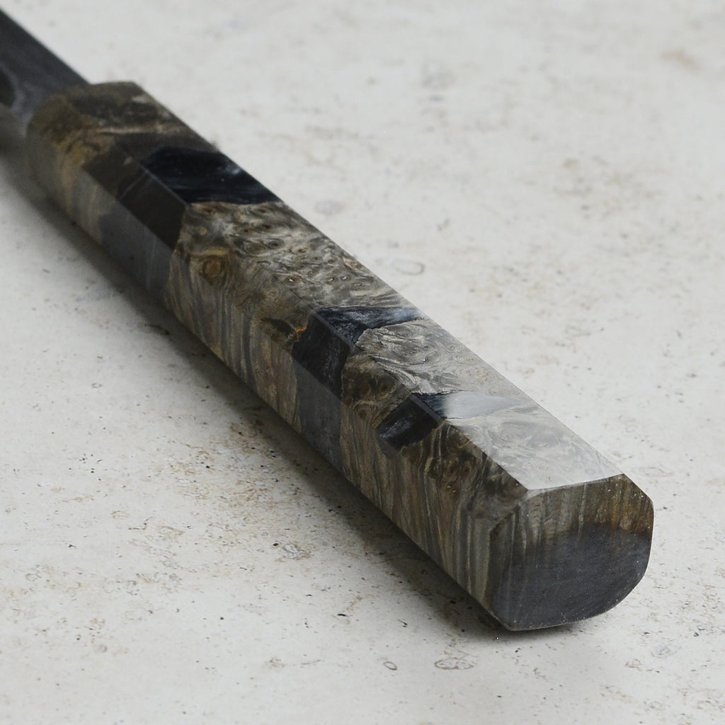 Nakagawa Aogami #1 Damascus 10.6" Single-Bevel Kiritsuke Yanagiba
