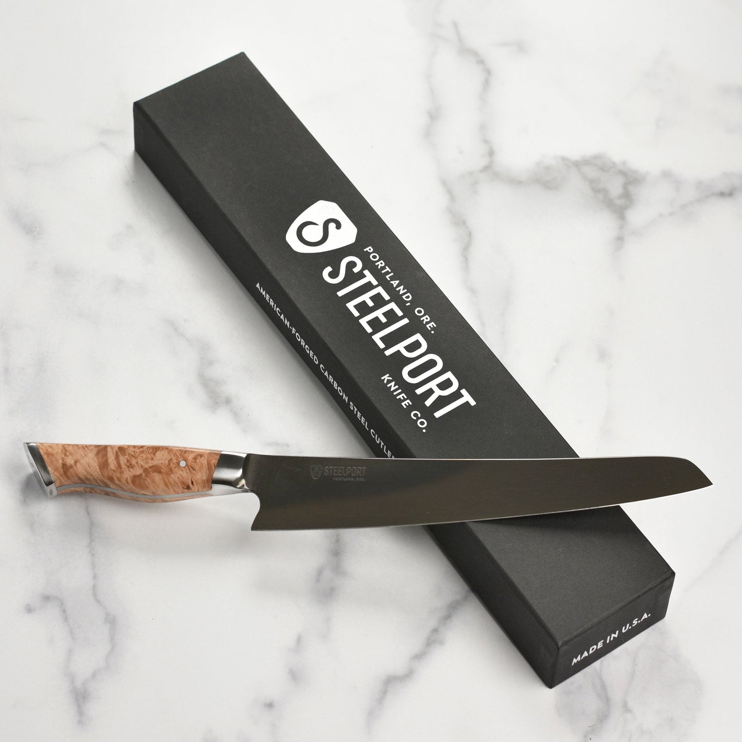 Steelport Carbon Steel 10" Slicing Knife