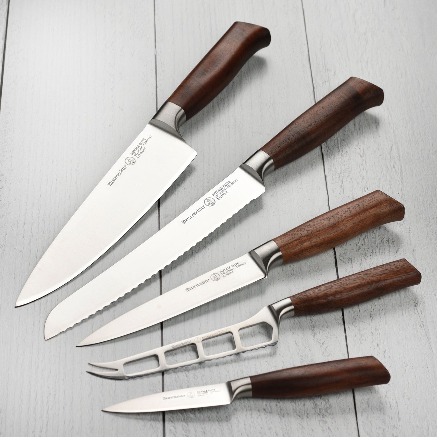 Messermeister Royale Elite 6 Piece Magnetic Knife Block Set