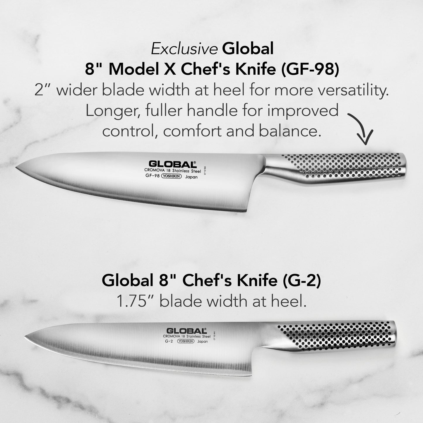 Global Model X 8" Chef's Knife